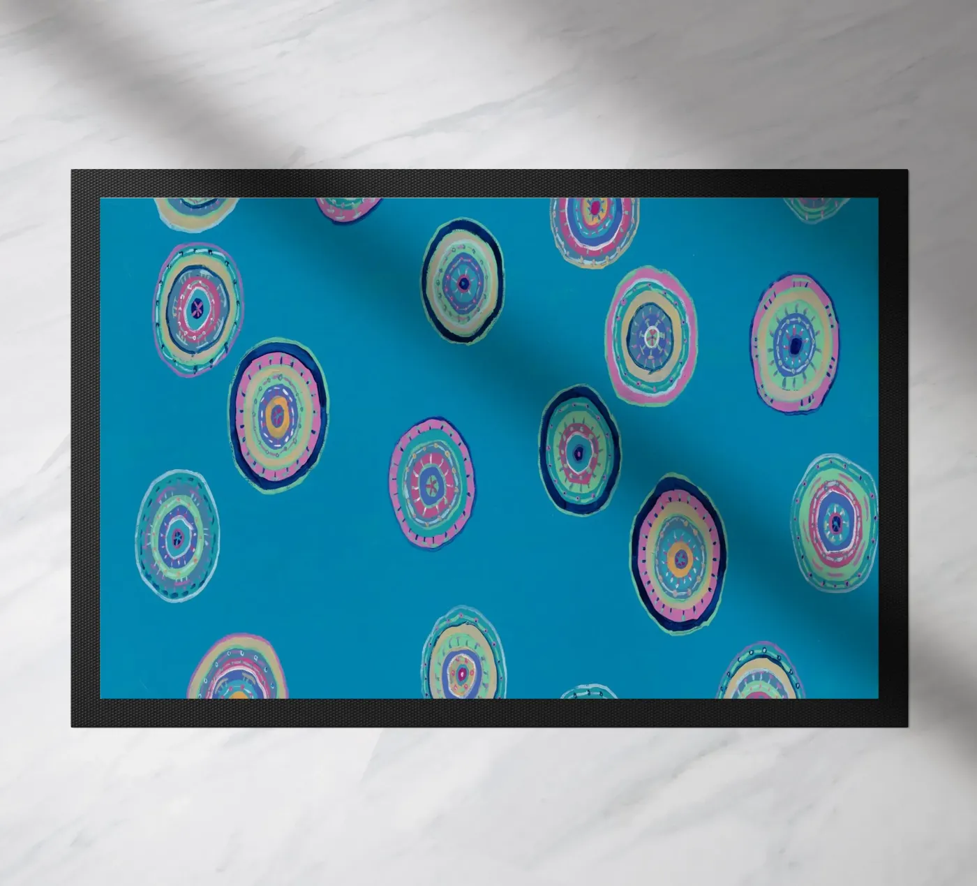 Dancing Orbs paillasson de Helen Joynson