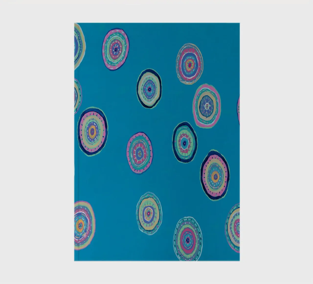 Dancing Orbs notebook by Helen Joynson