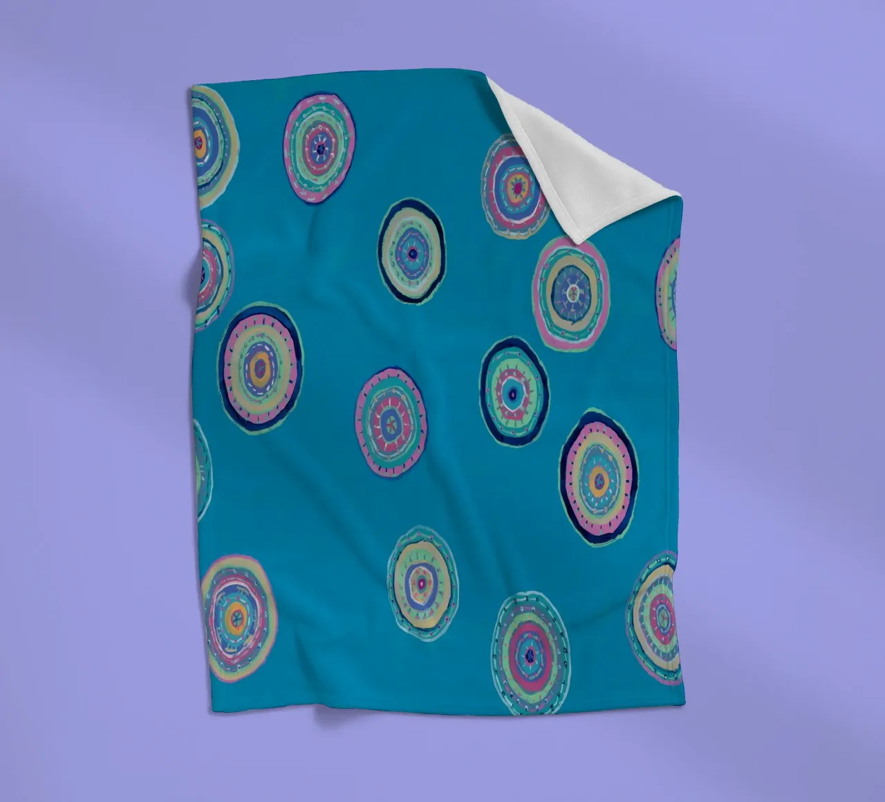 Tanzende Kugeln Fleecedecke von Helen Joynson