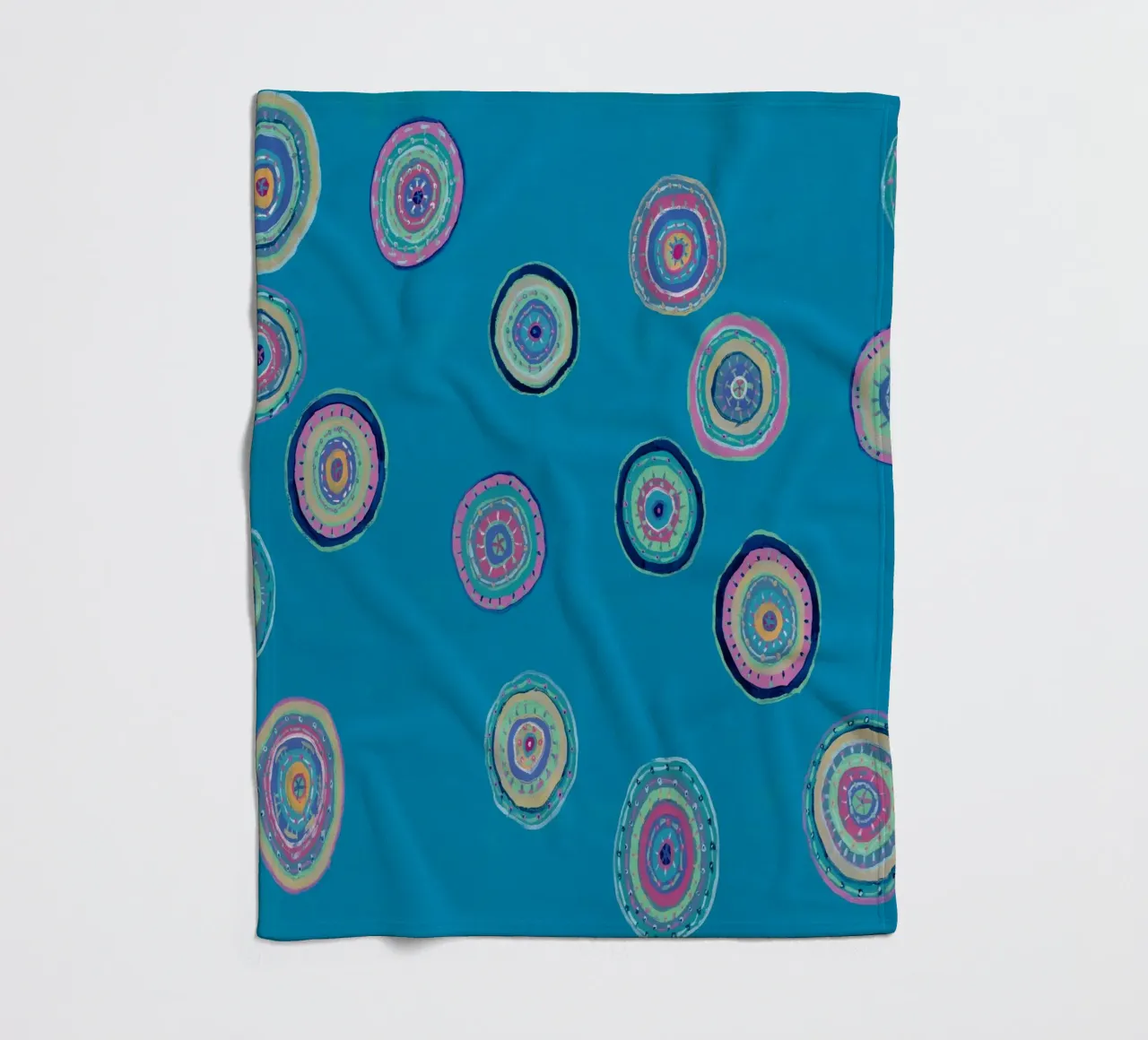 Tanzende Kugeln Fleecedecke von Helen Joynson