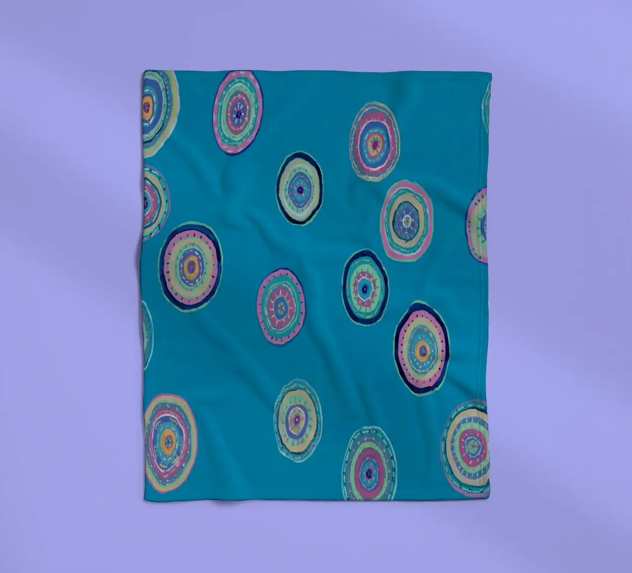 Tanzende Kugeln Fleecedecke von Helen Joynson