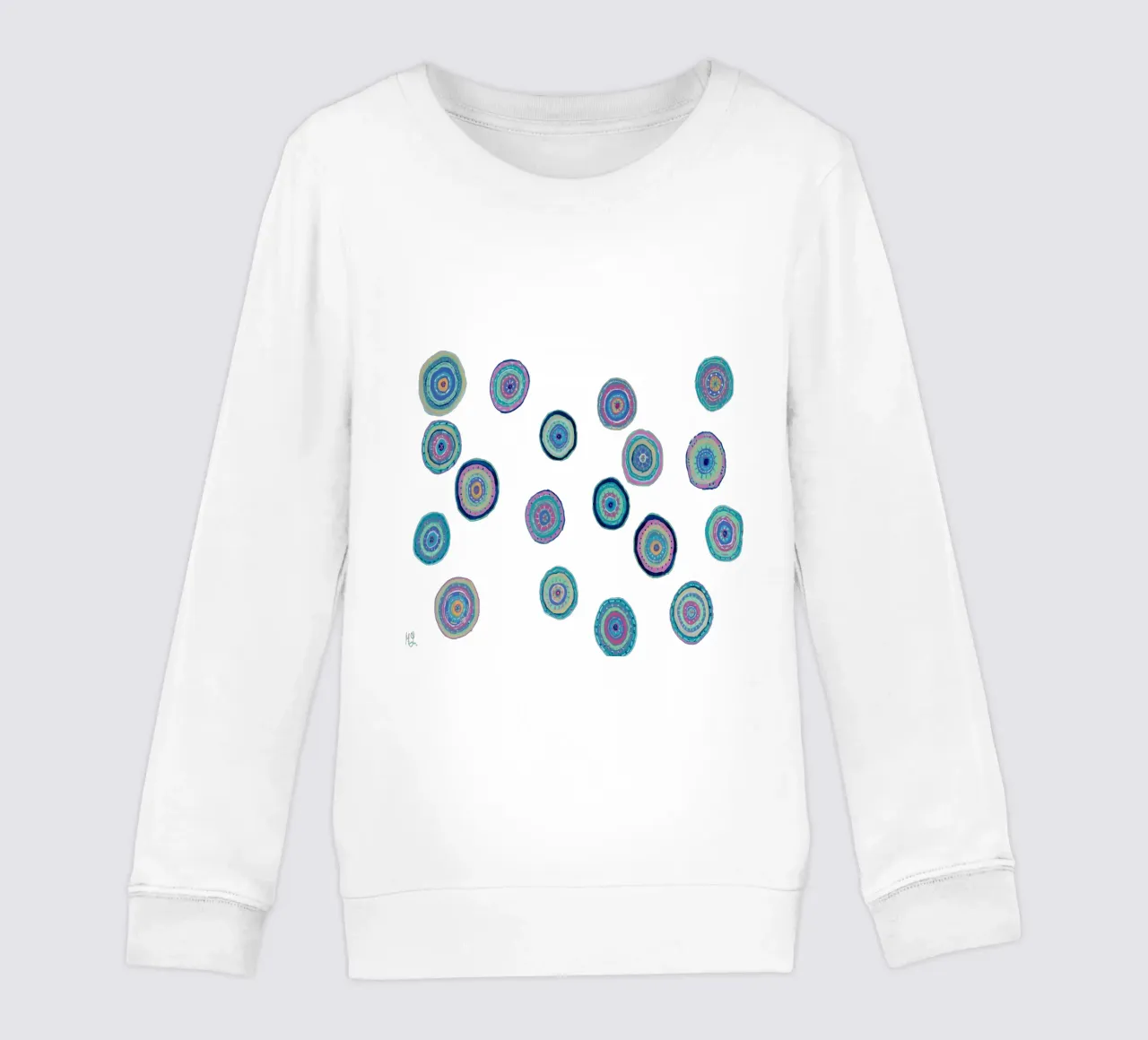 Tanzende Kugeln - kein Hintergrund Kinder Sweatshirt von Helen Joynson