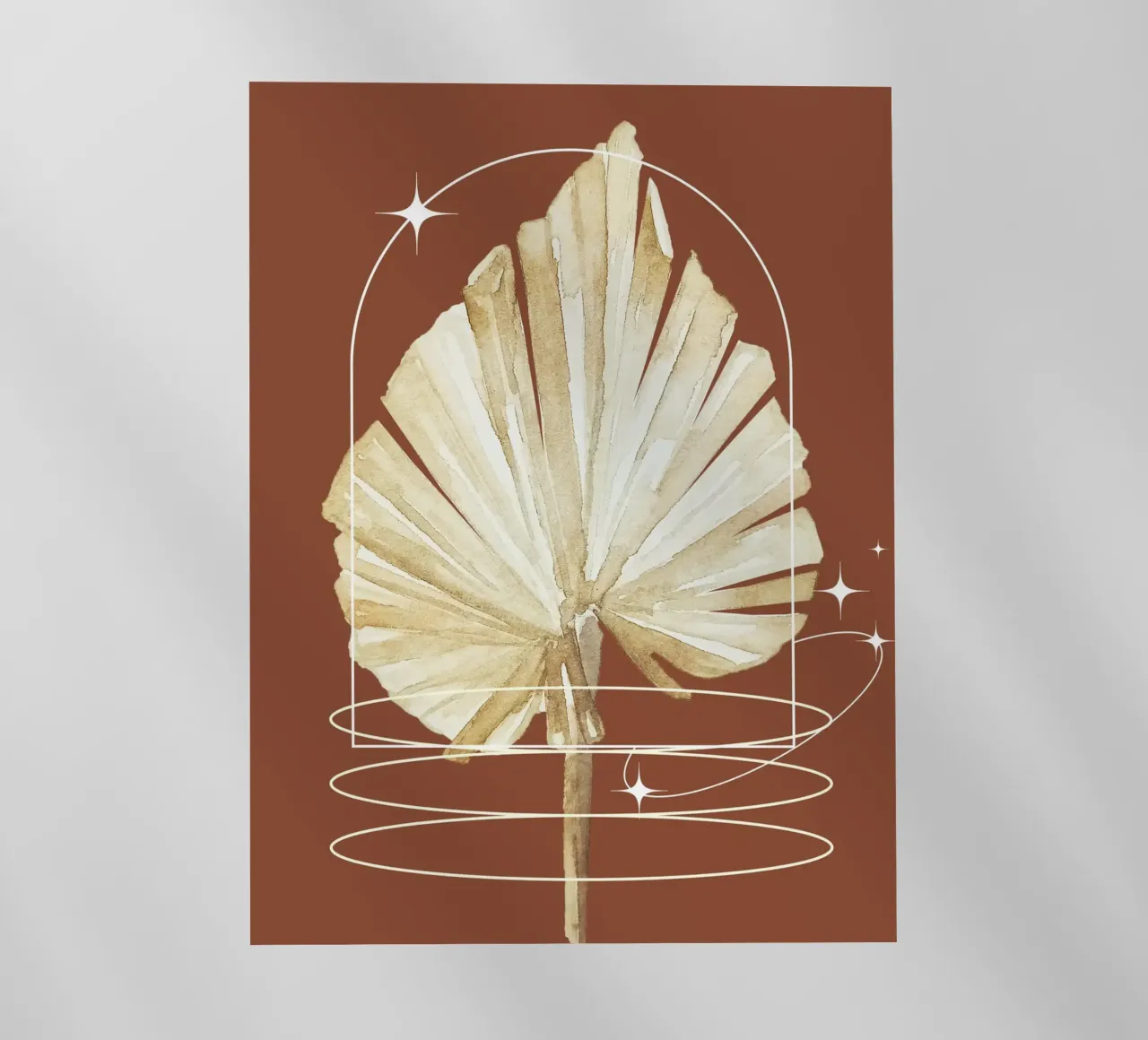 dried palm leaf pellicola backlit da ramosashop