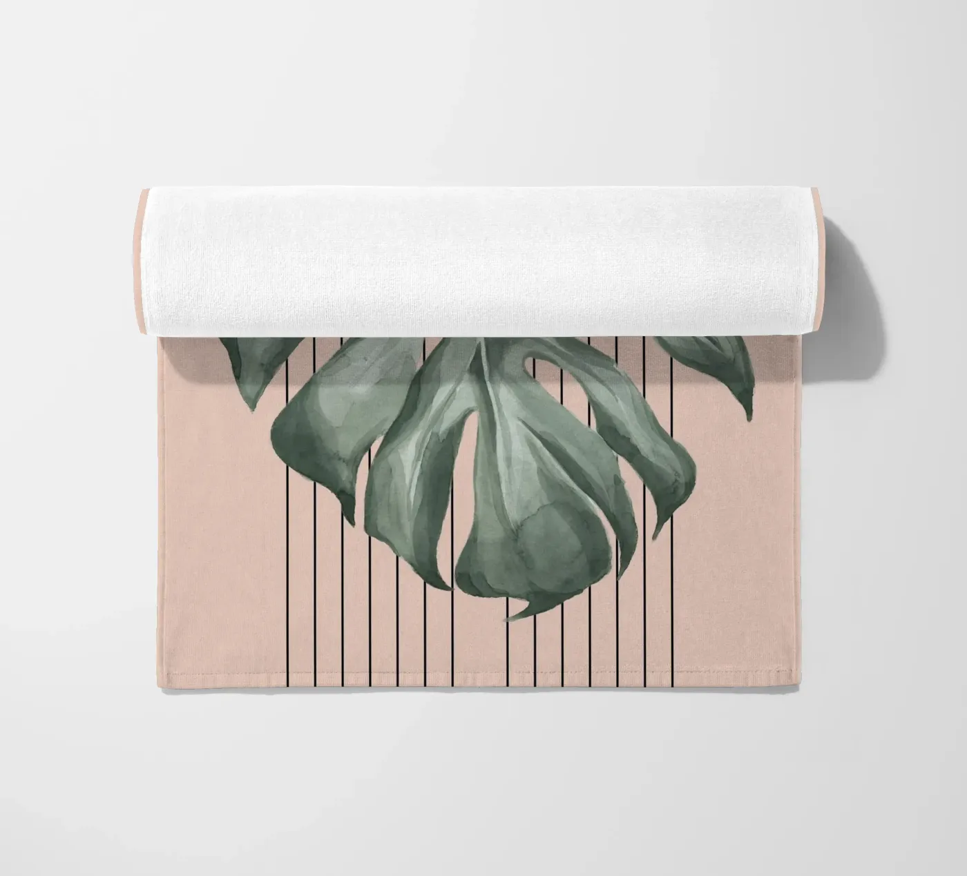 large monstera leaf serviette de plage de ramosashop