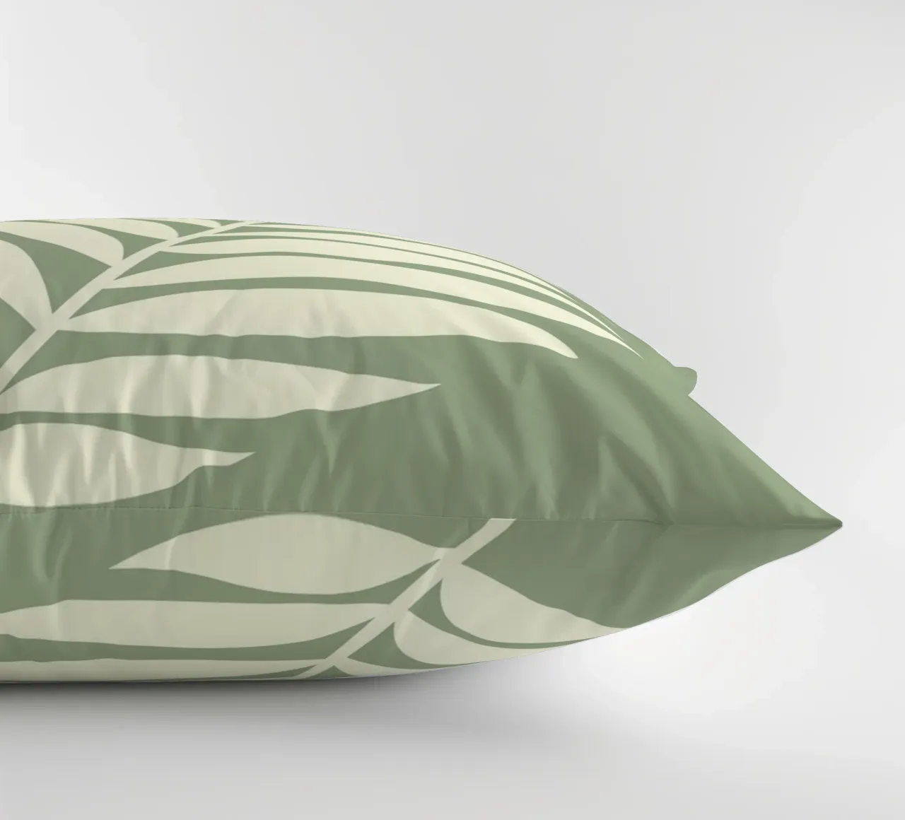 simple depiction of a pale leaf cuscino da ramosashop