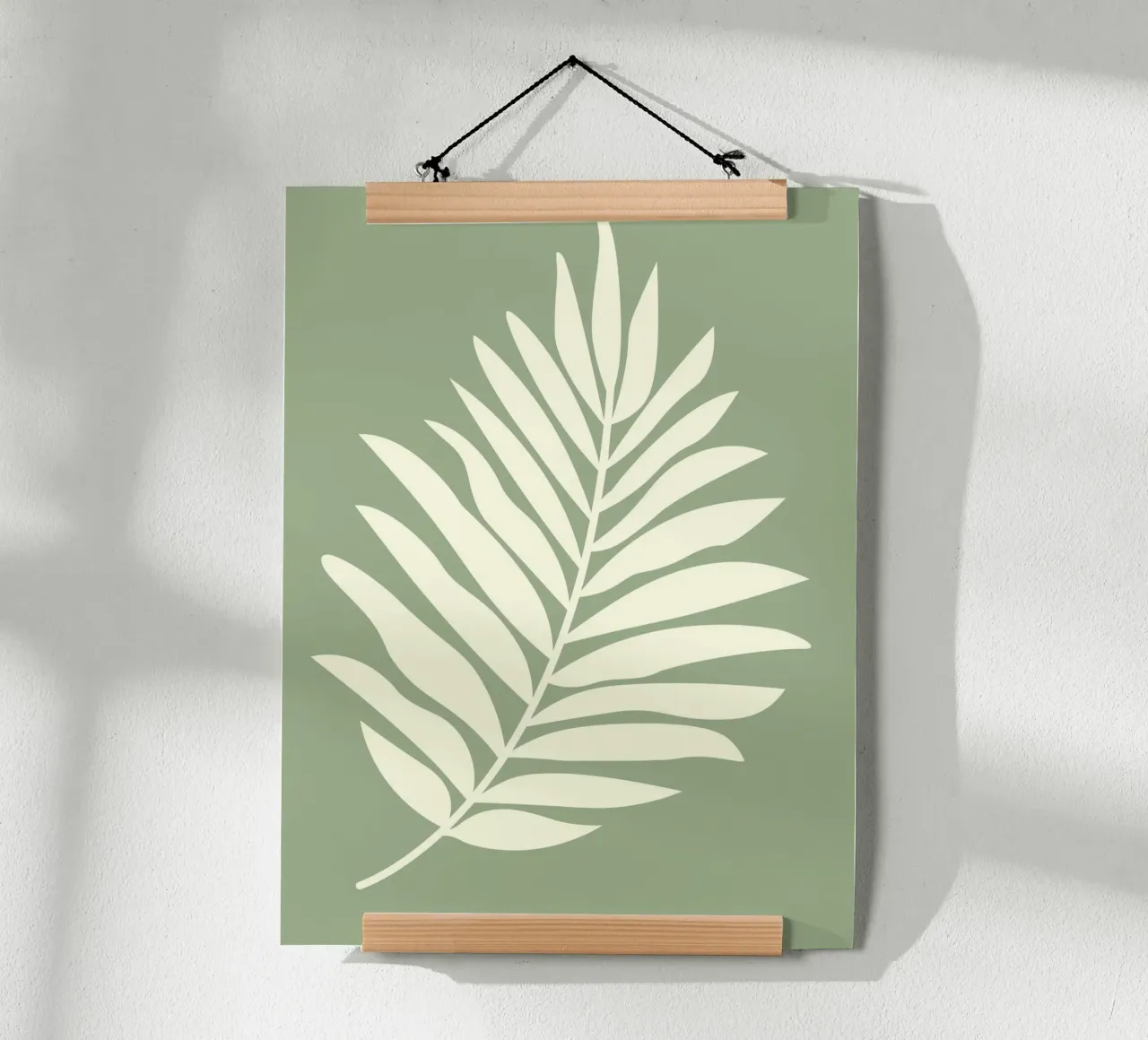 simple depiction of a pale leaf carta hahnemühle da ramosashop