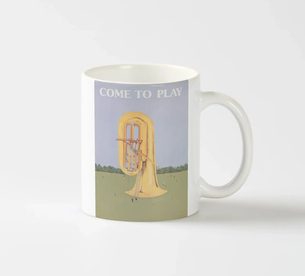 COME TO PLAY tazza in ceramica da ramosashop