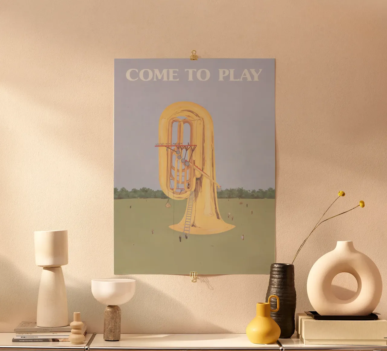COME TO PLAY poster da ramosashop