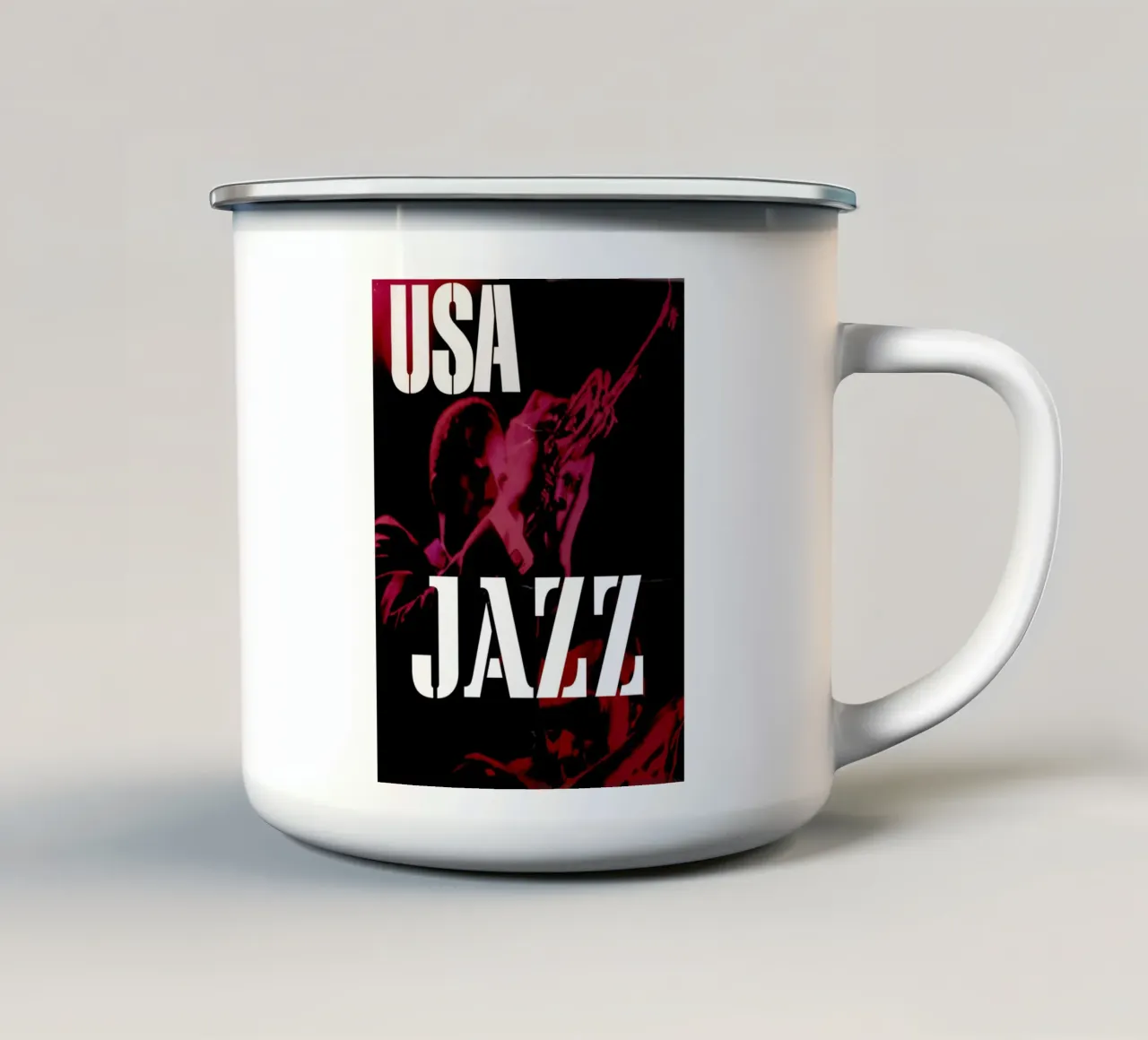 USA JAZZ tazza in smalto da ramosashop