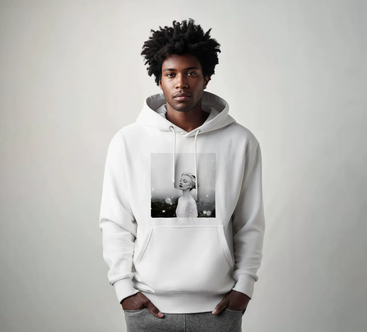 Snowing felpa con cappuccio da Jovana Rikalo