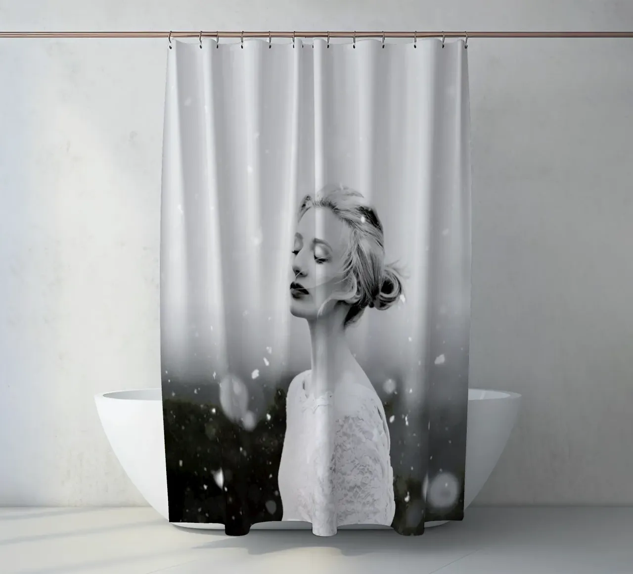 Snowing tenda da doccia da Jovana Rikalo