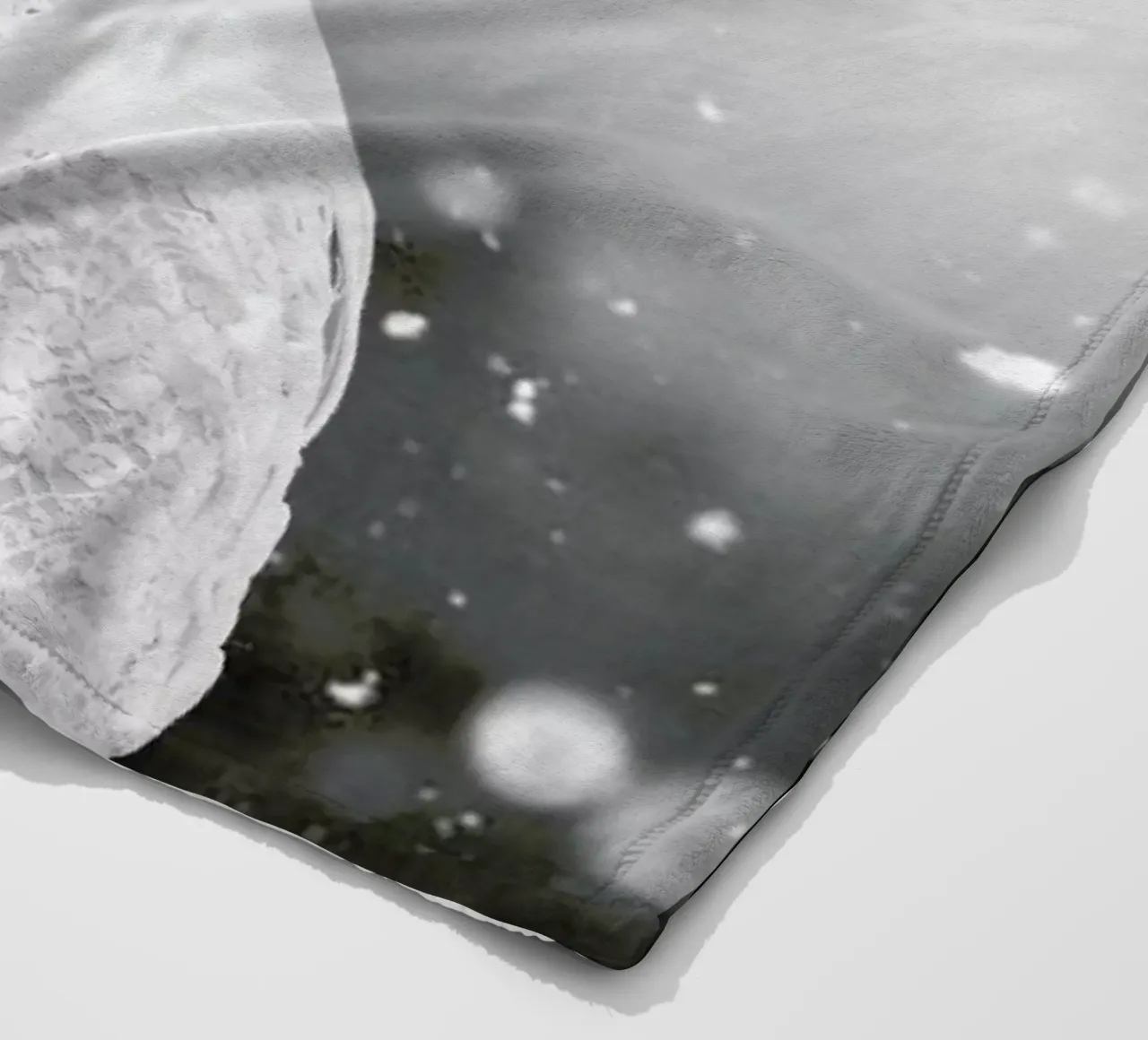 Snowing Fleecedecke von Jovana Rikalo