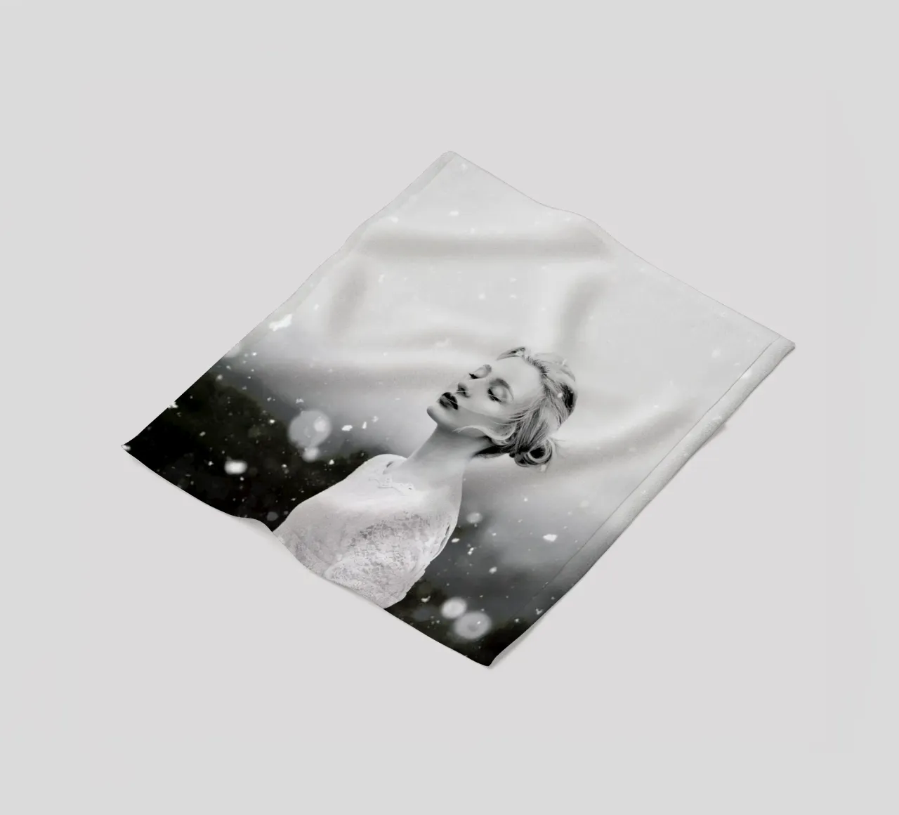 Snowing Fleecedecke von Jovana Rikalo