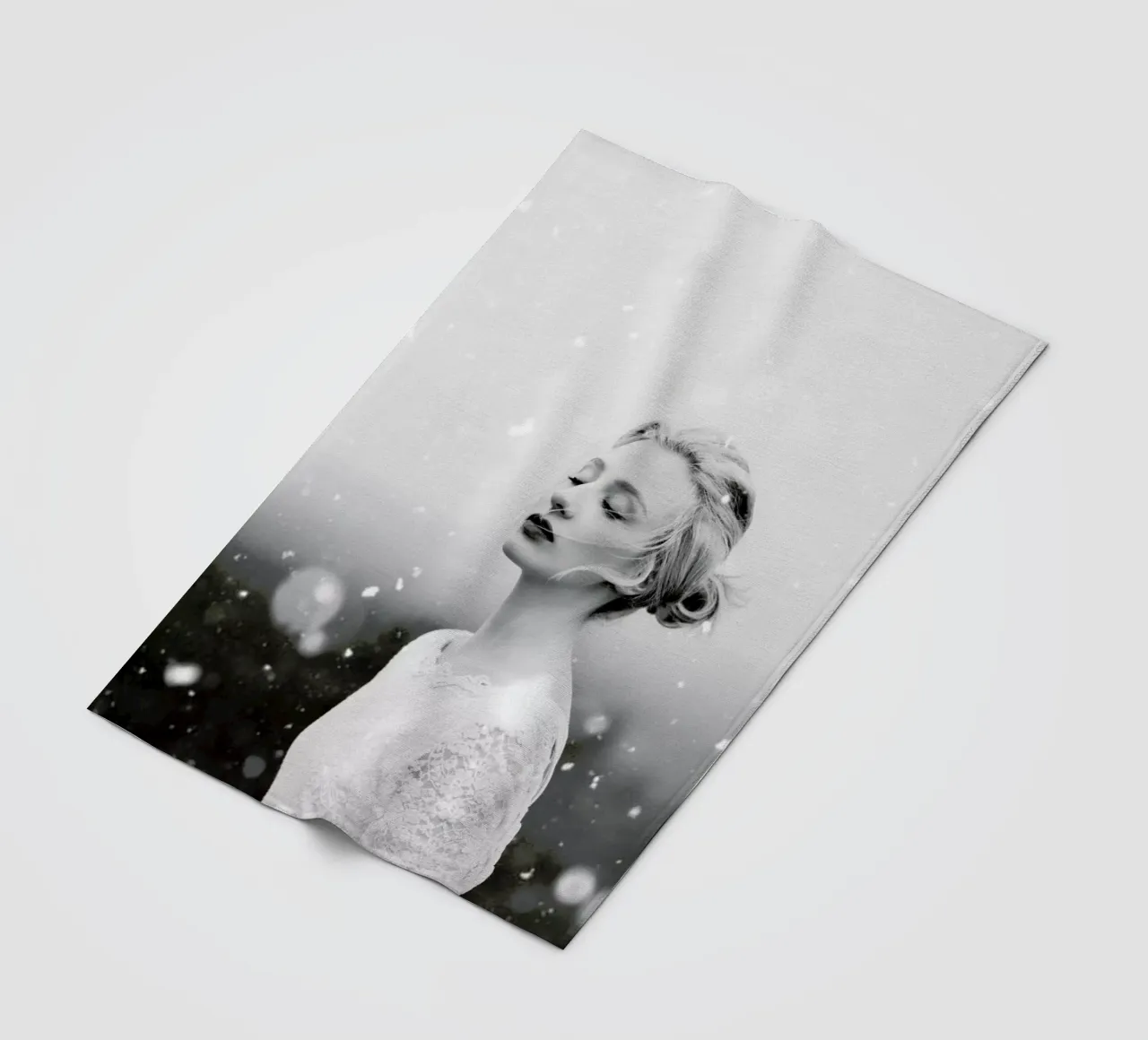 Snowing Fleecedecke von Jovana Rikalo