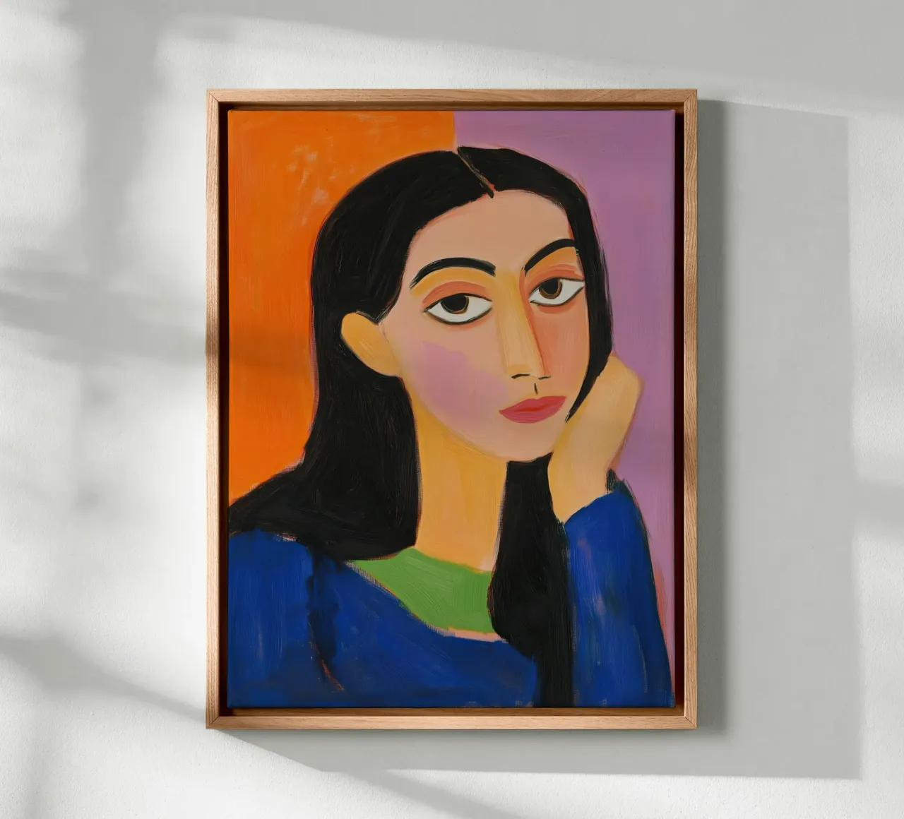 Donna Fauve tela con Cornice a cassetta da Art Center