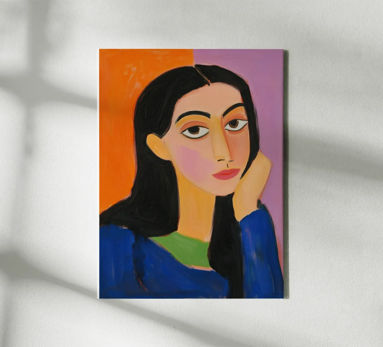 Donna Fauve tela con Cornice a cassetta da Art Center