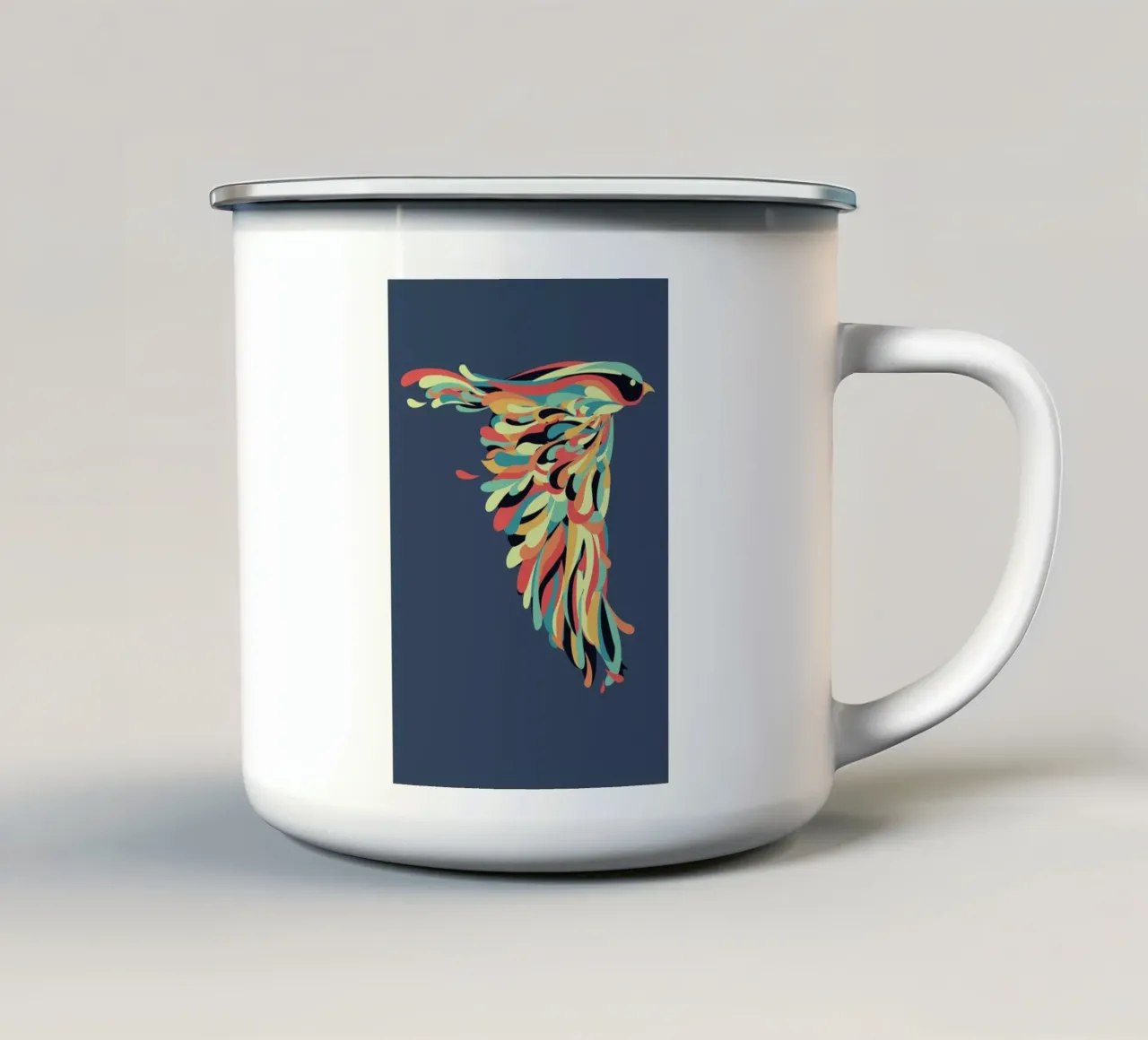 Downstroke tazza in smalto da Jay Fleck