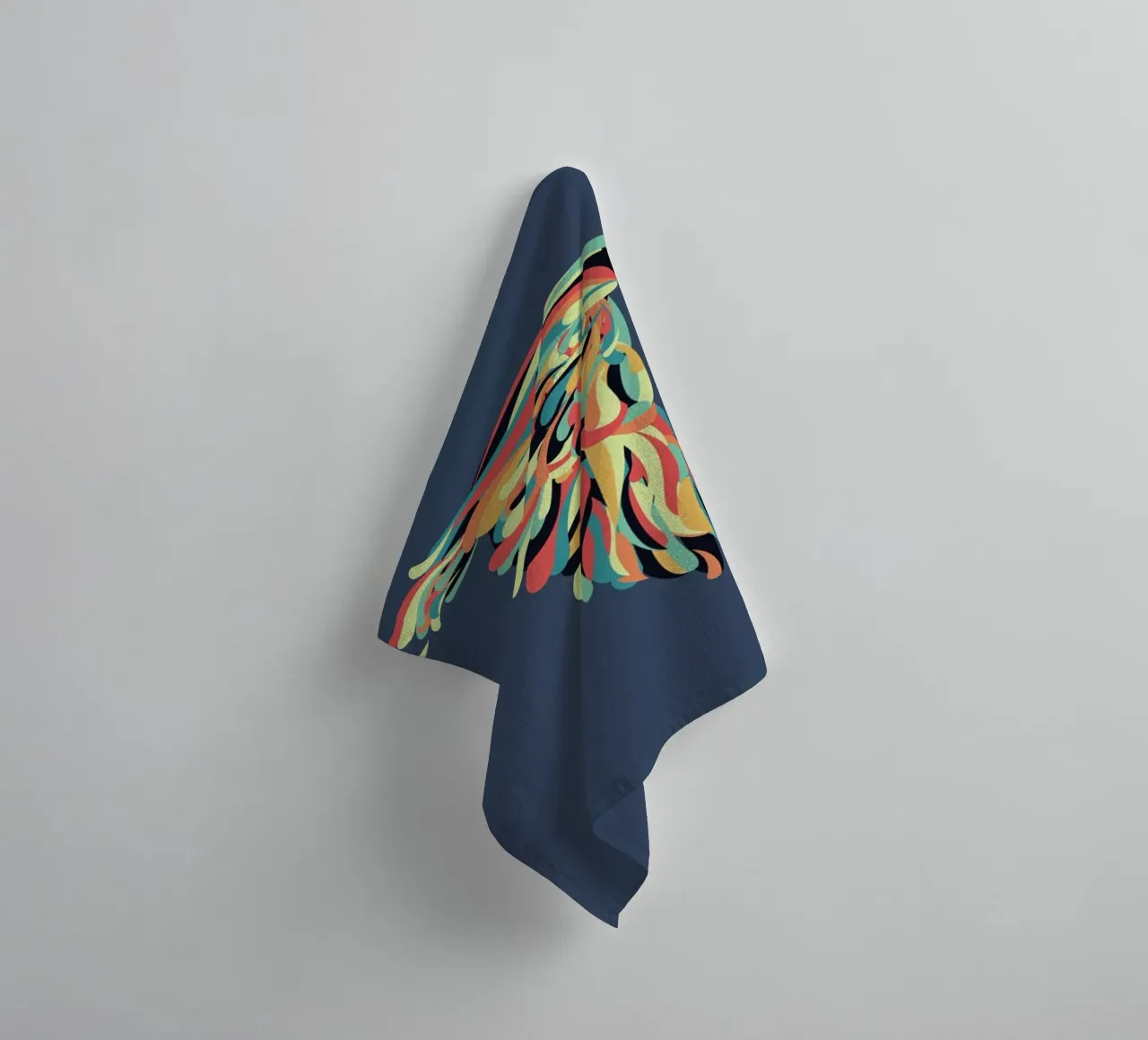 Downstroke badhanddoek van Jay Fleck