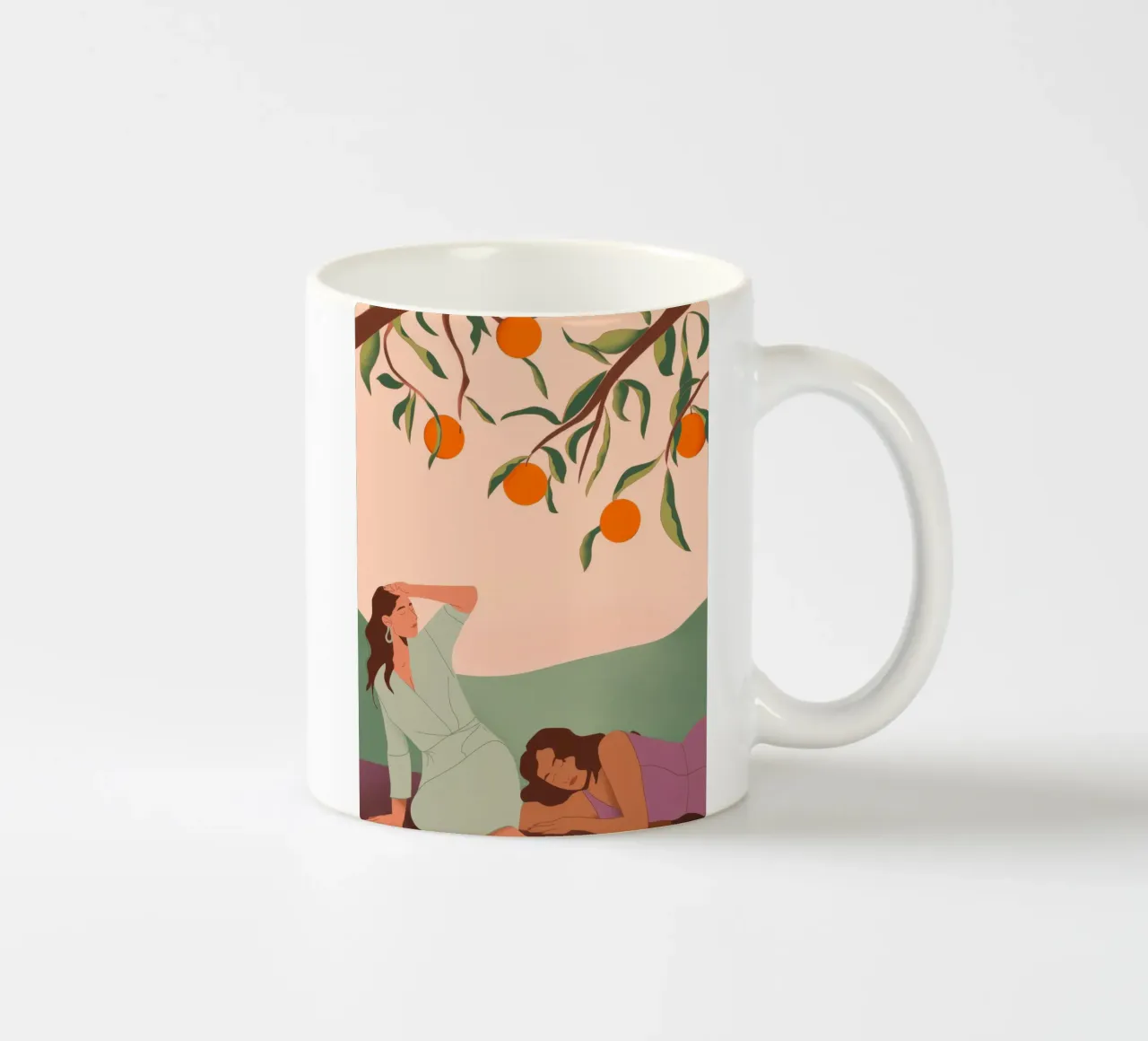 Sotto l'albero di arance tazza in ceramica da Artie Shifa