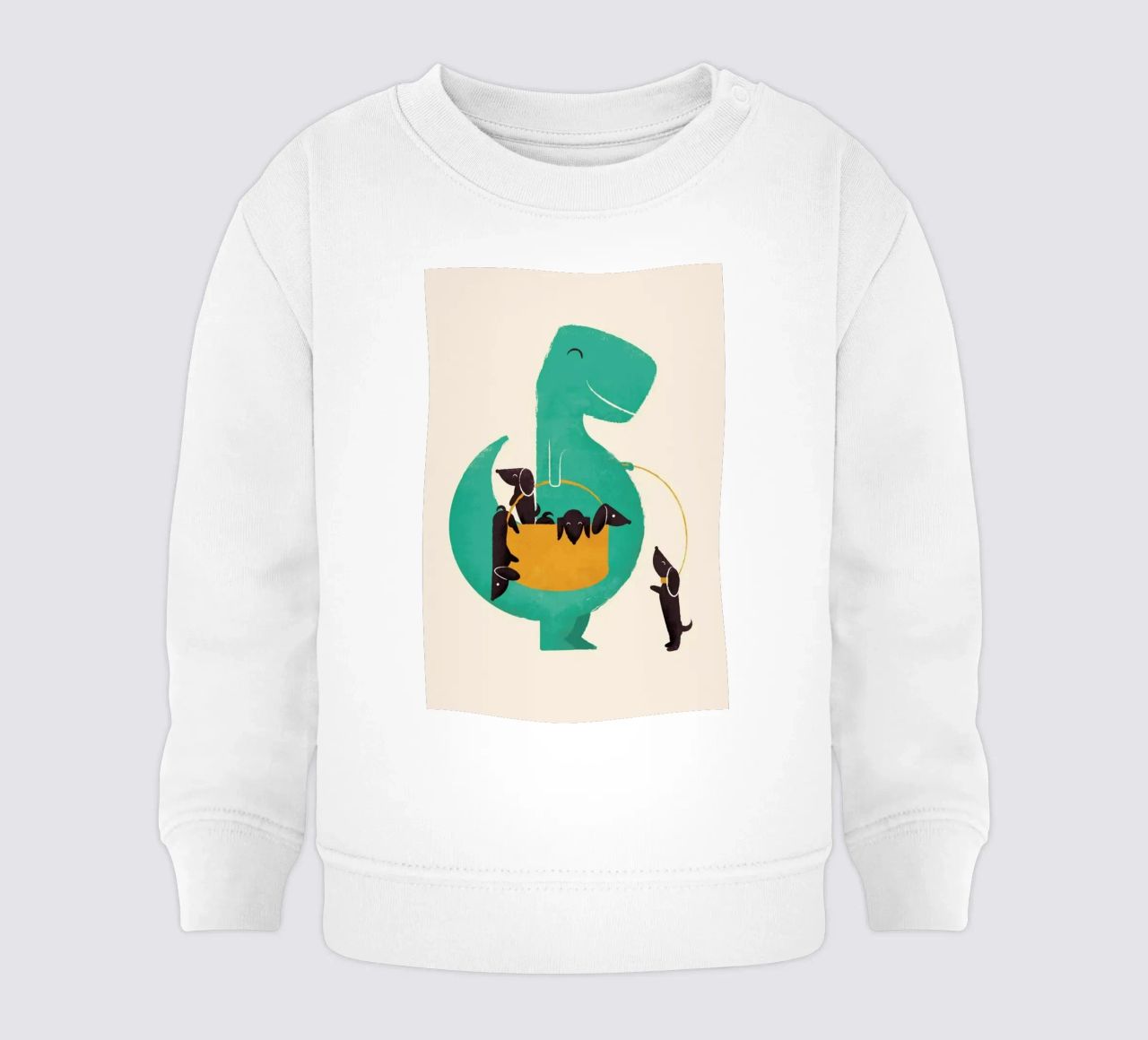 Trex Weiner felpa neonato da Jay Fleck