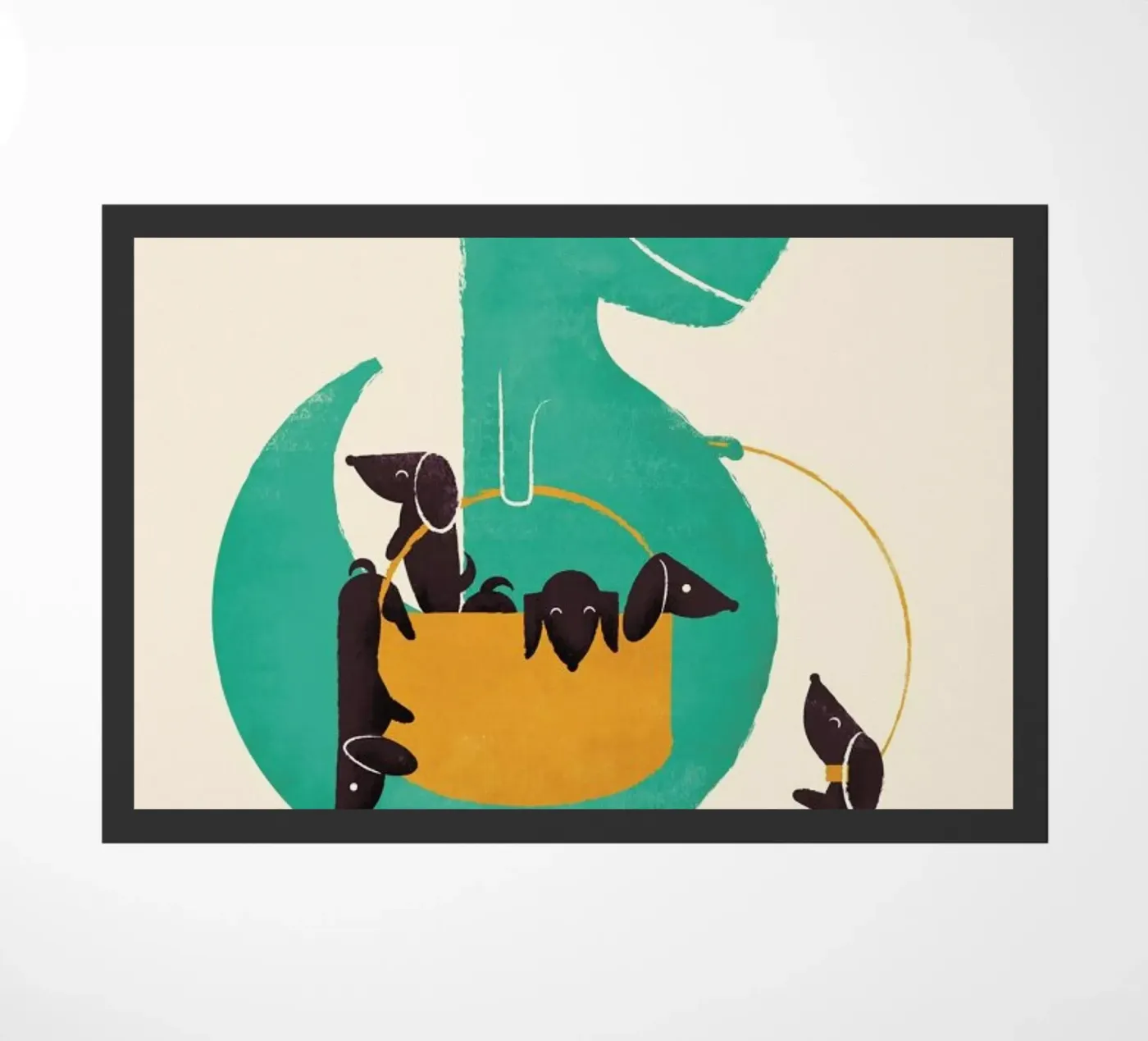 Trex Weiner deurmat van Jay Fleck