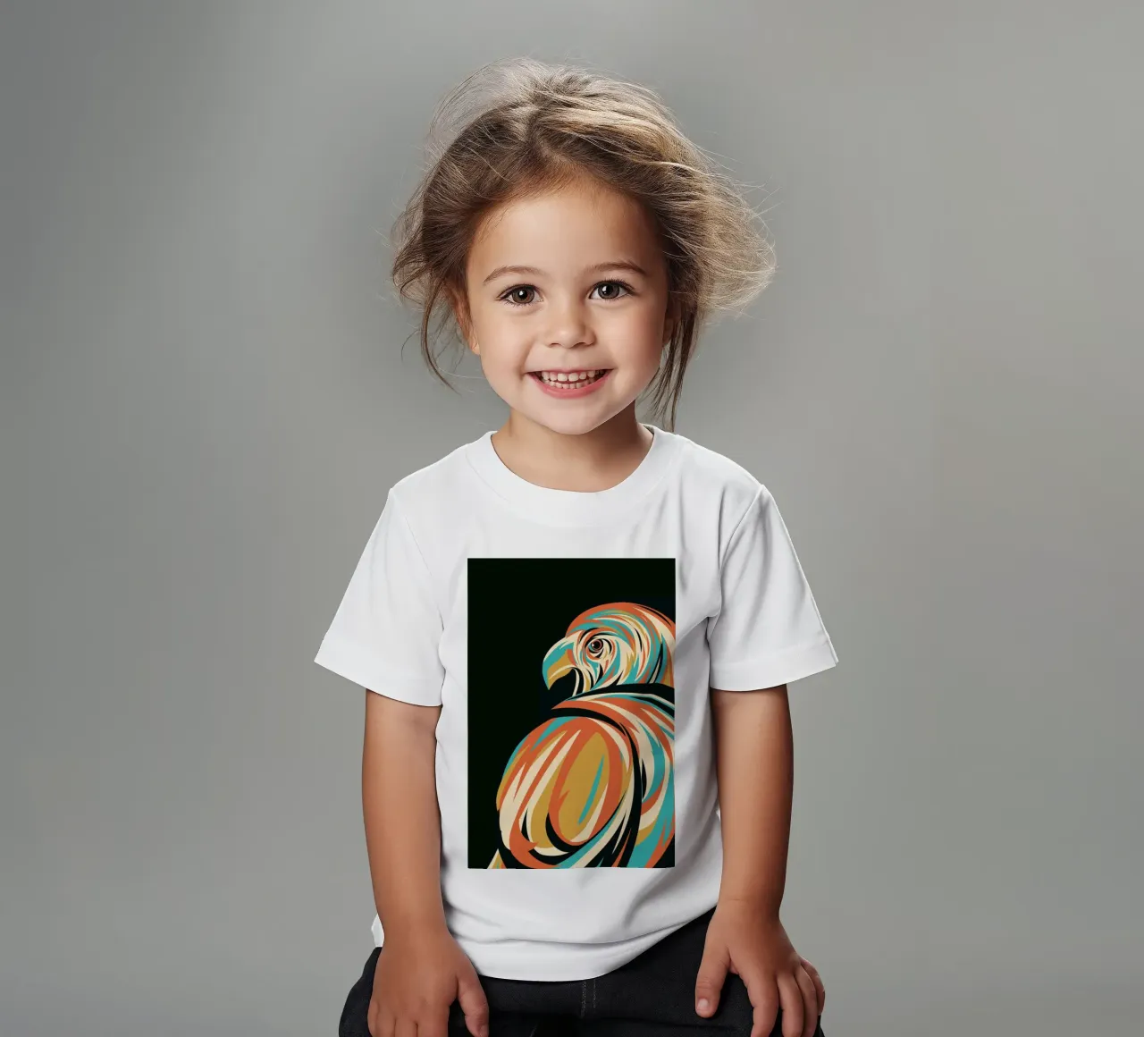 Hawk t-shirt bambini da Jay Fleck