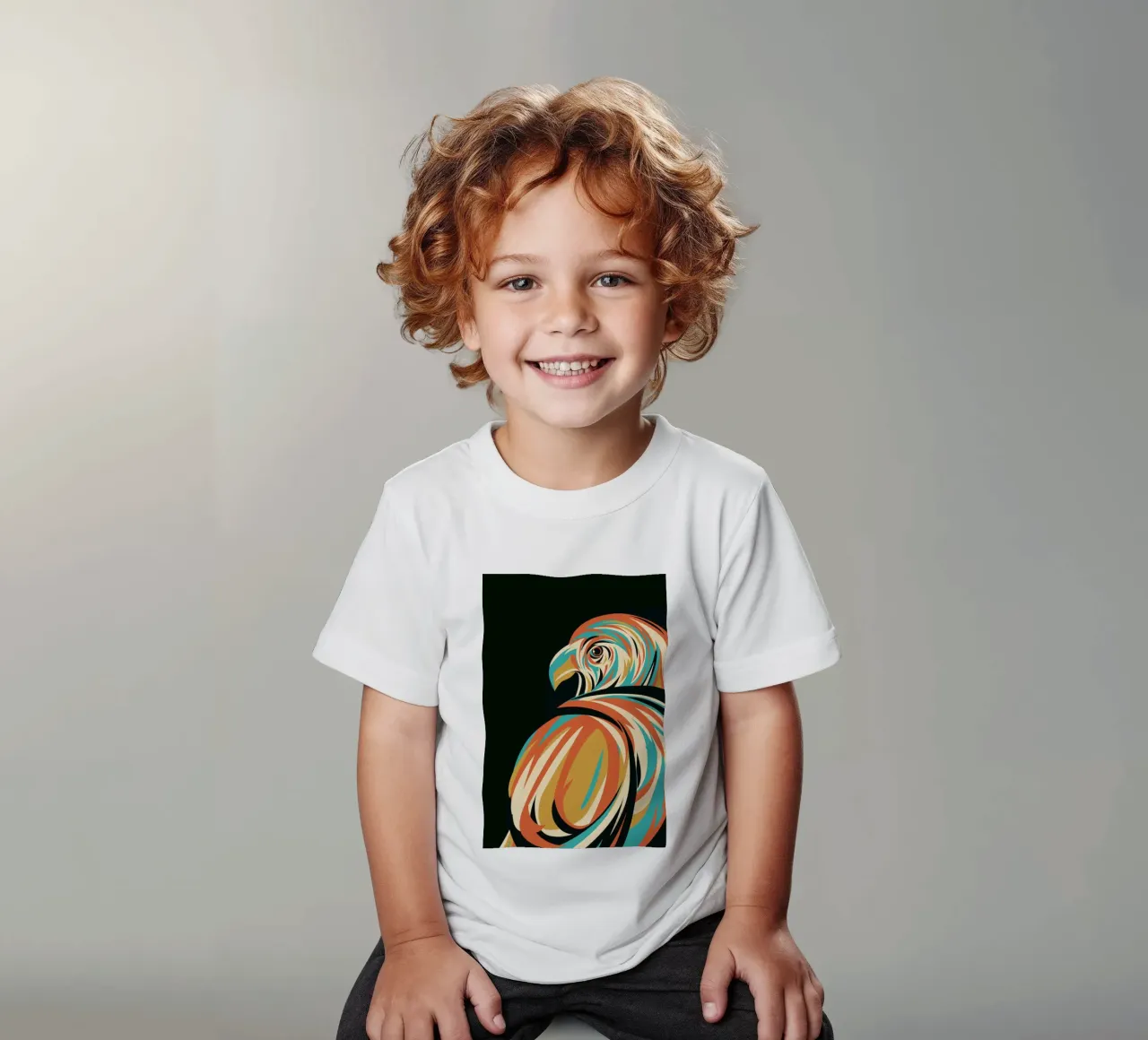 Hawk t-shirt bambini da Jay Fleck