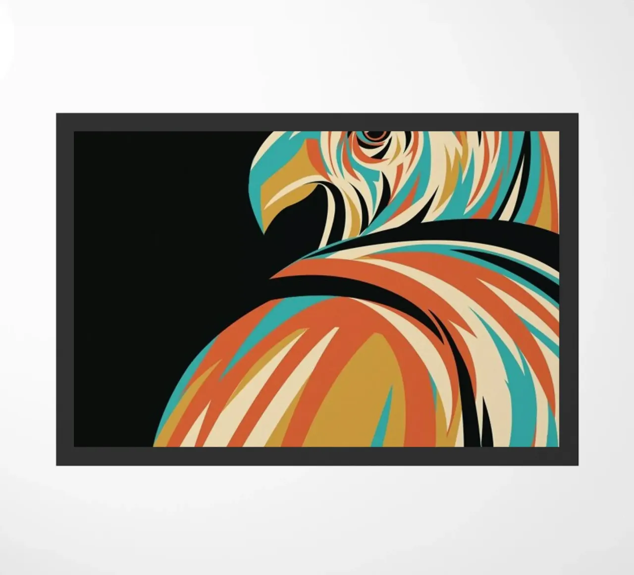 Hawk doormat by Jay Fleck