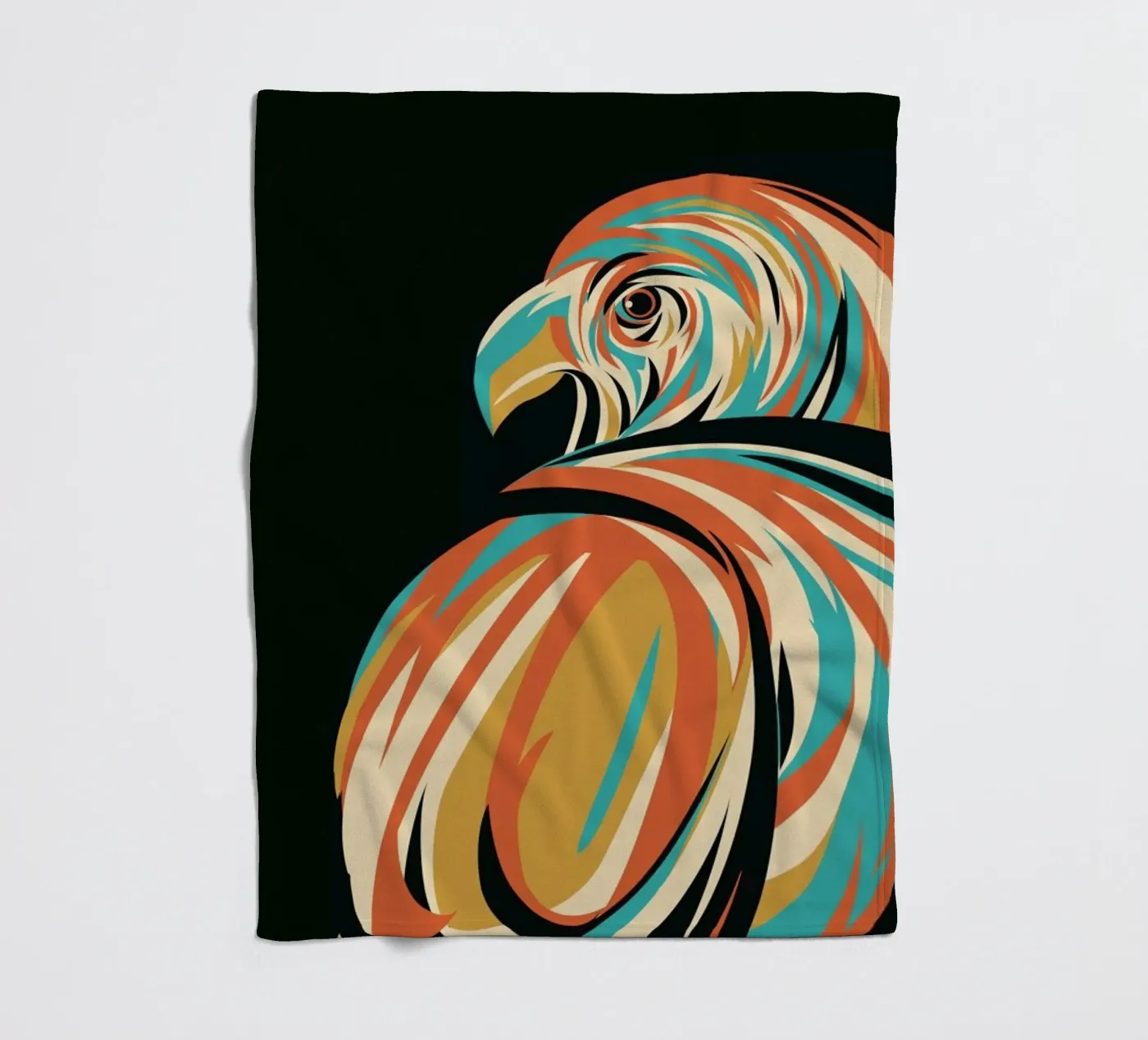 Hawk Fleecedecke von Jay Fleck