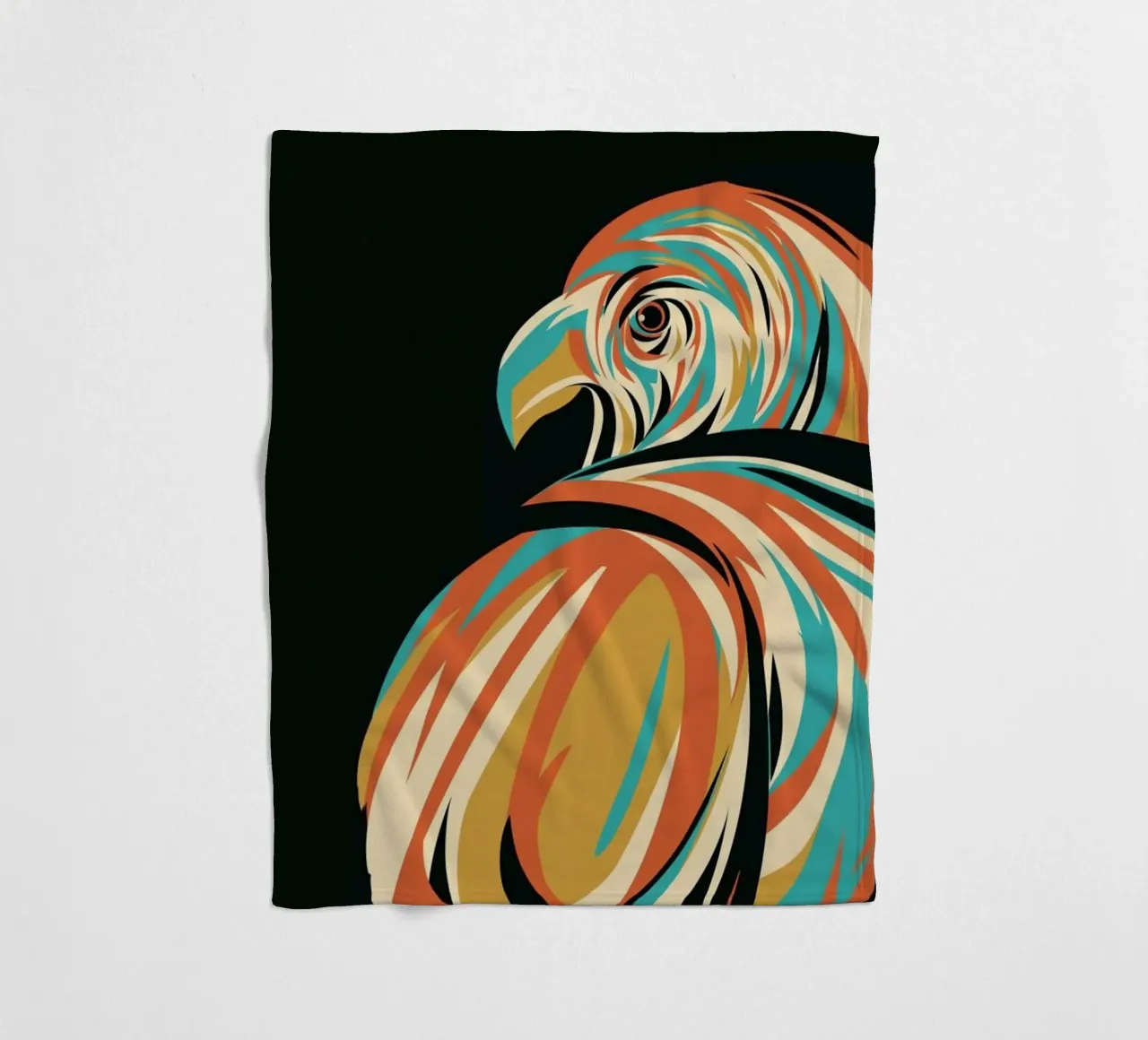 Hawk Fleecedecke von Jay Fleck