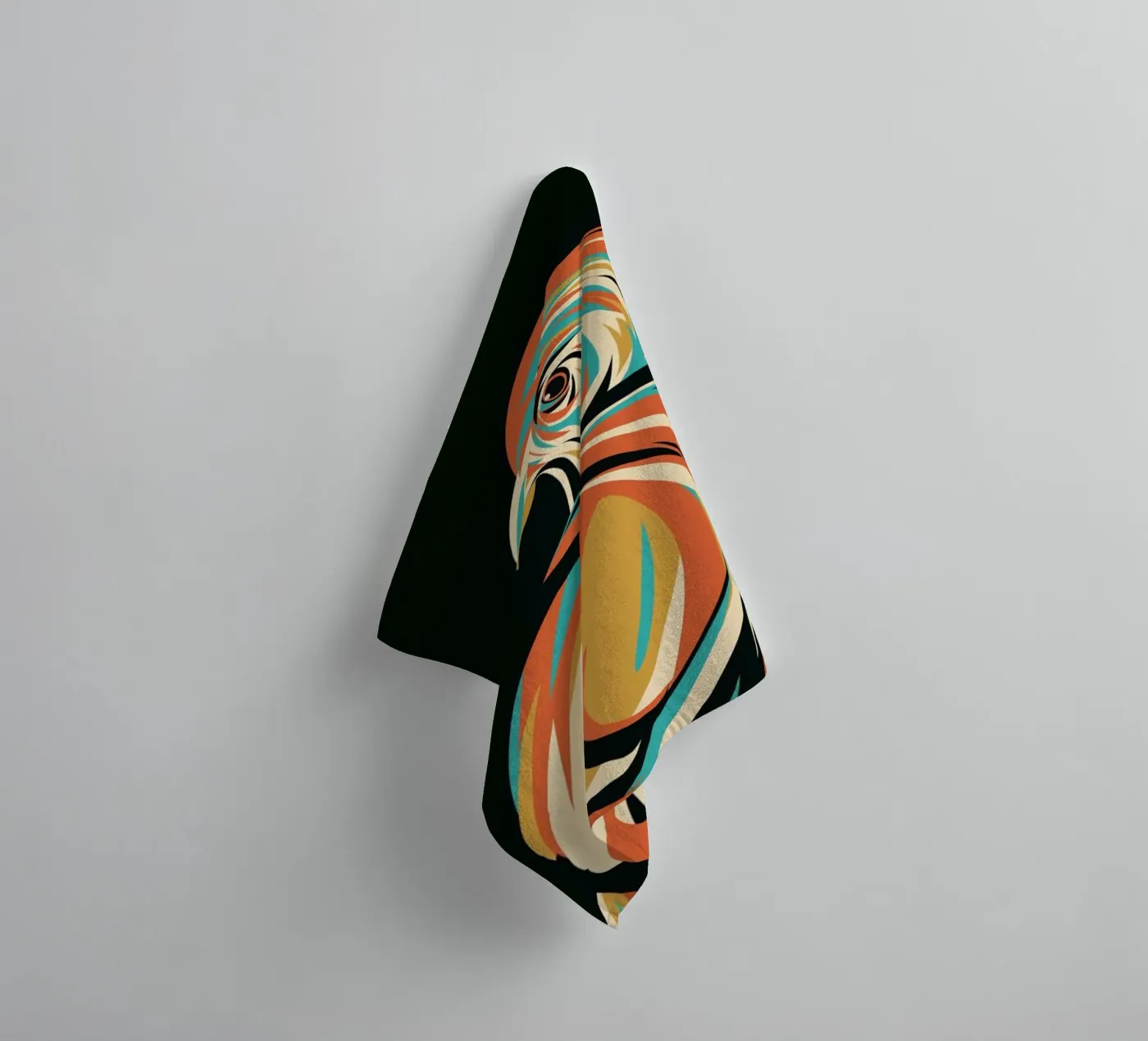 Hawk badhanddoek van Jay Fleck