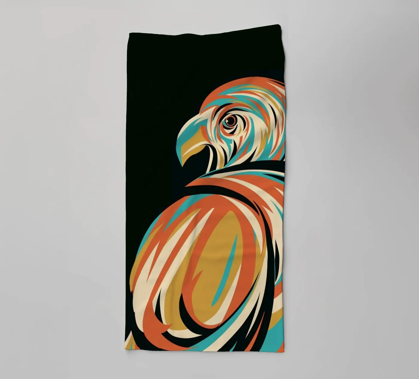 Hawk towel by Jay Fleck