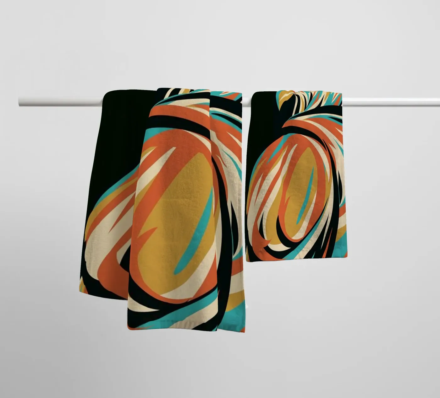 Hawk towel by Jay Fleck