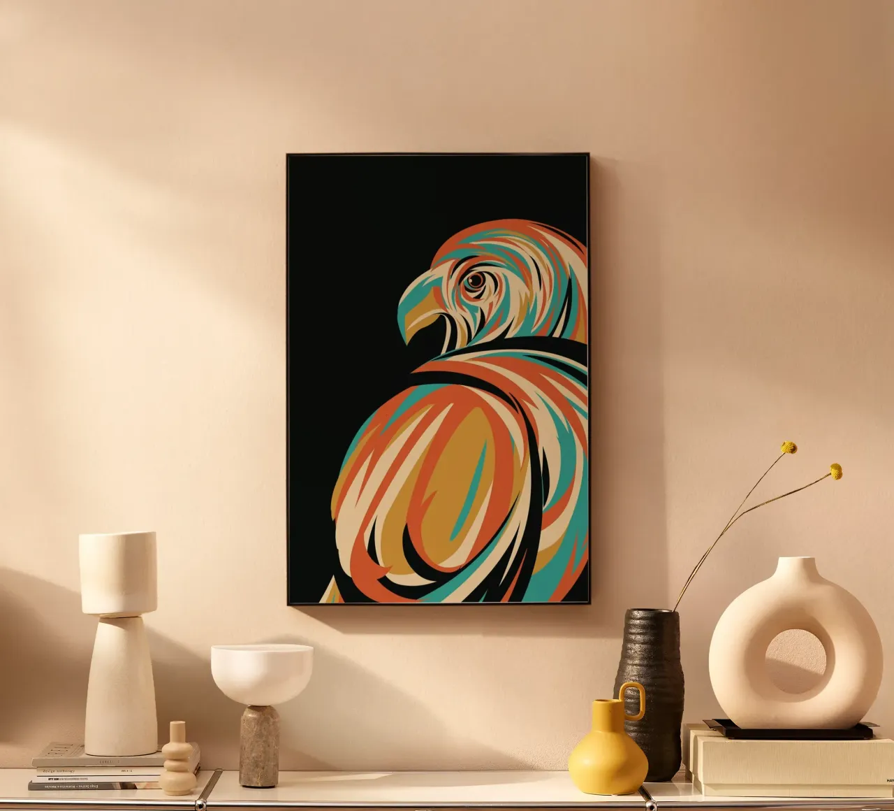 Hawk Acryl-Glas von Jay Fleck
