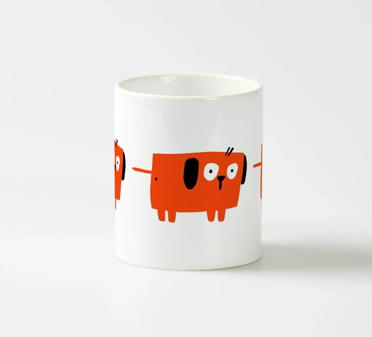 Cani rossi tazza in ceramica da aucontraire
