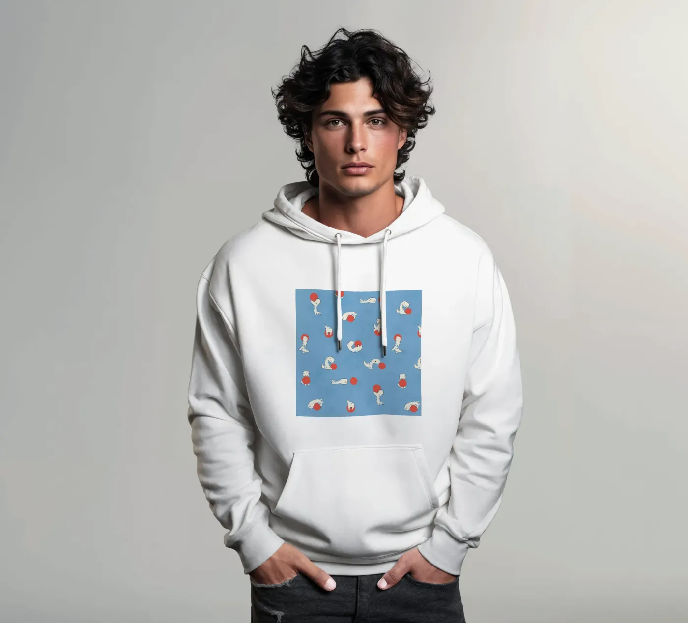 Tiny T hoodie by Jay Fleck