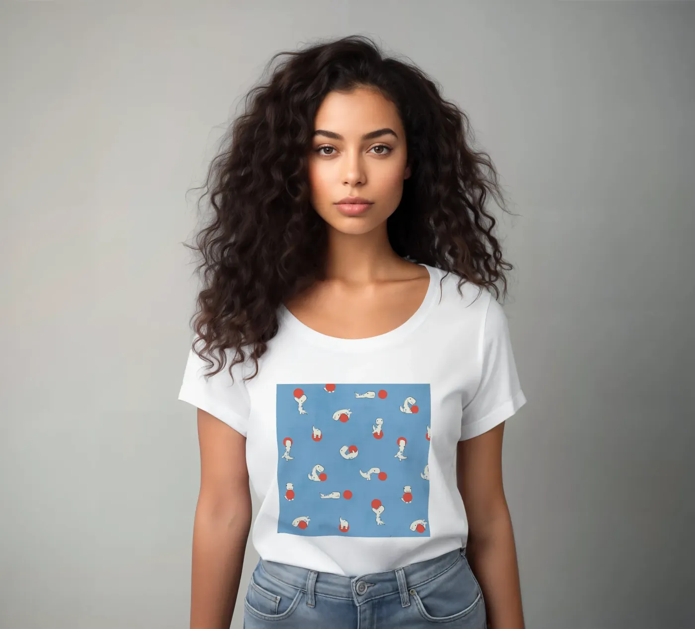 Tiny T t-shirt da donna da Jay Fleck