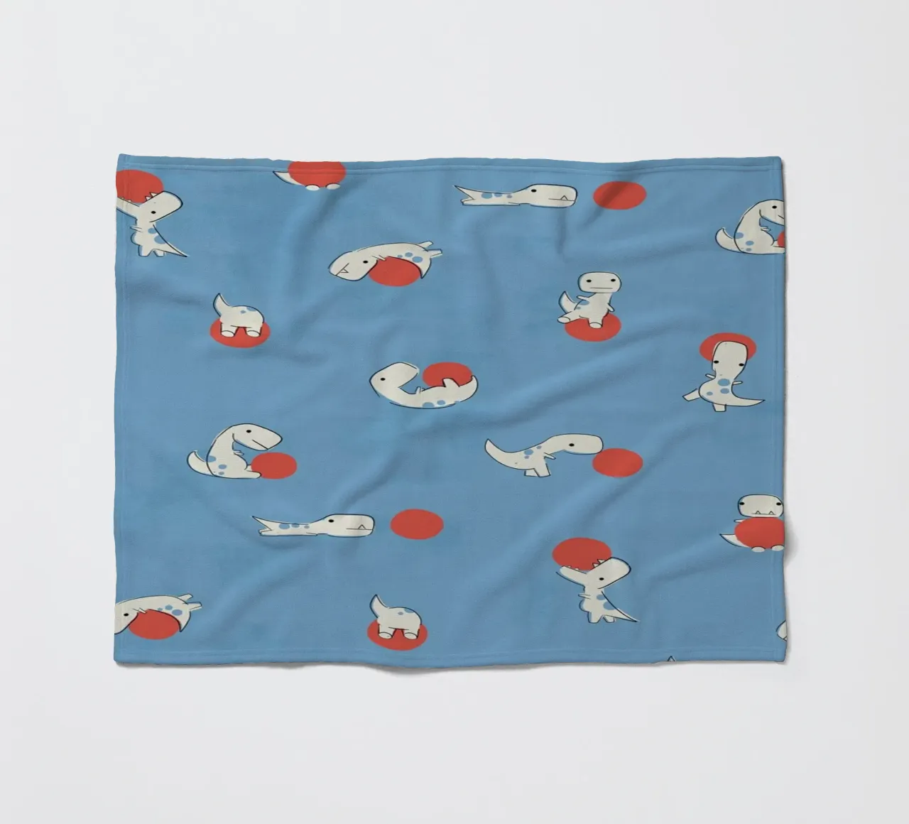 Tiny T fleece blanket by Jay Fleck