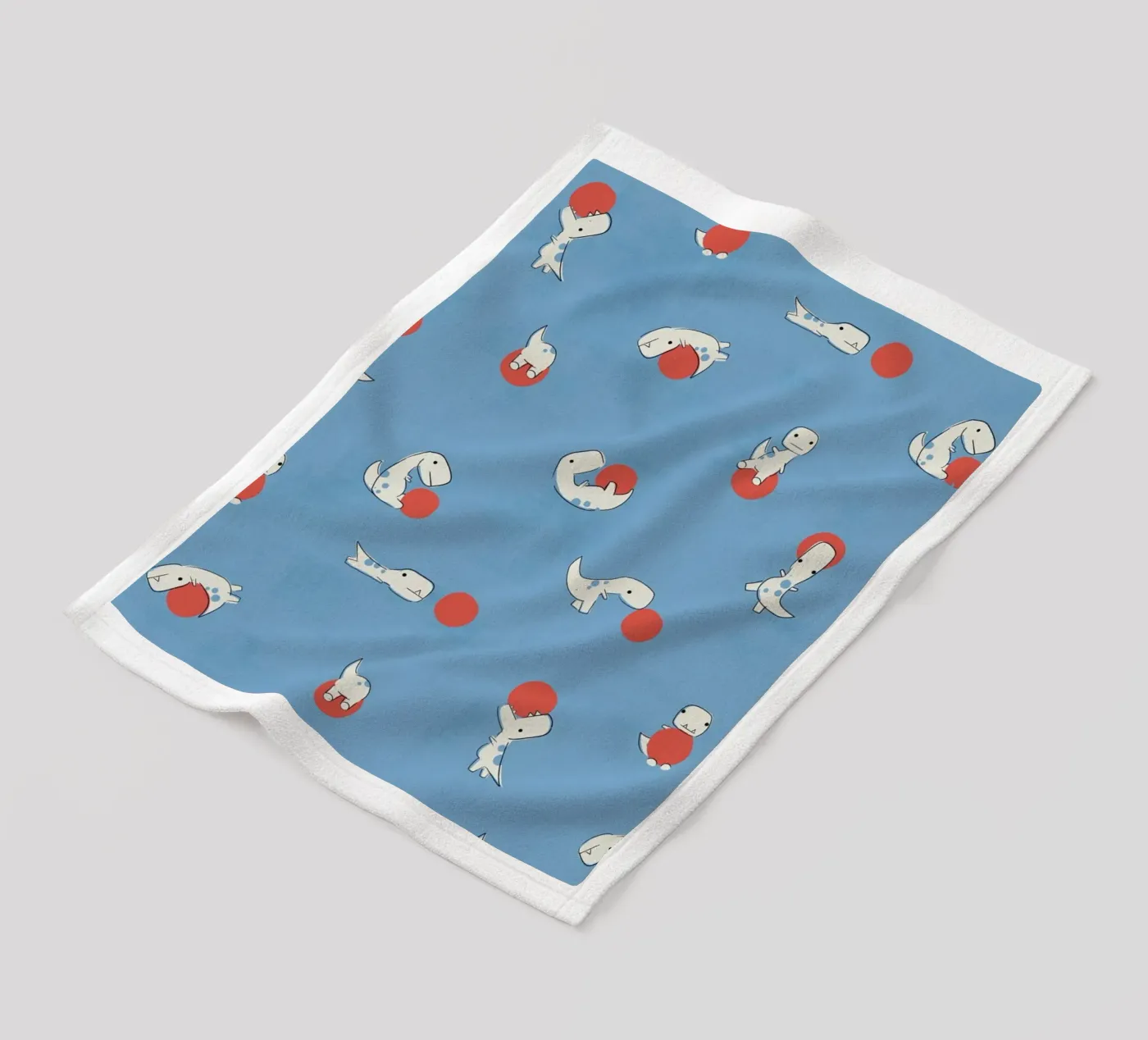 Tiny T fleece blanket by Jay Fleck