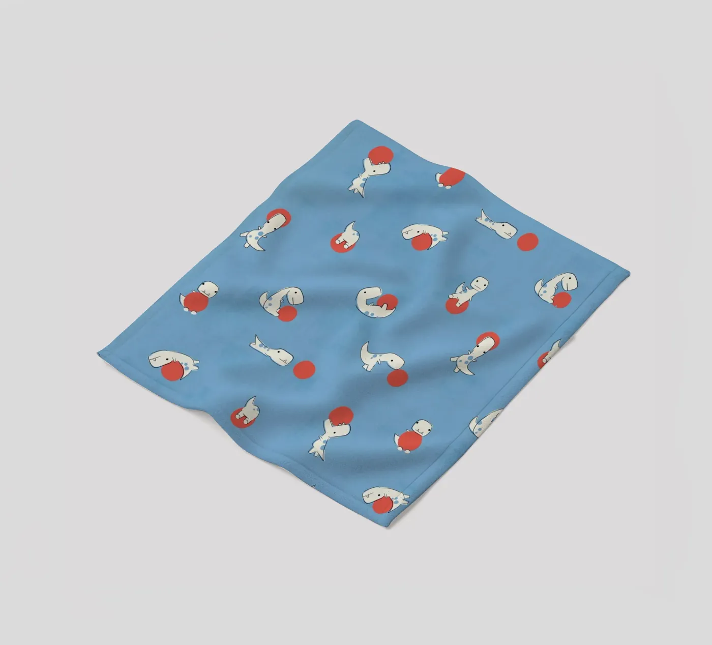 Tiny T fleece blanket by Jay Fleck