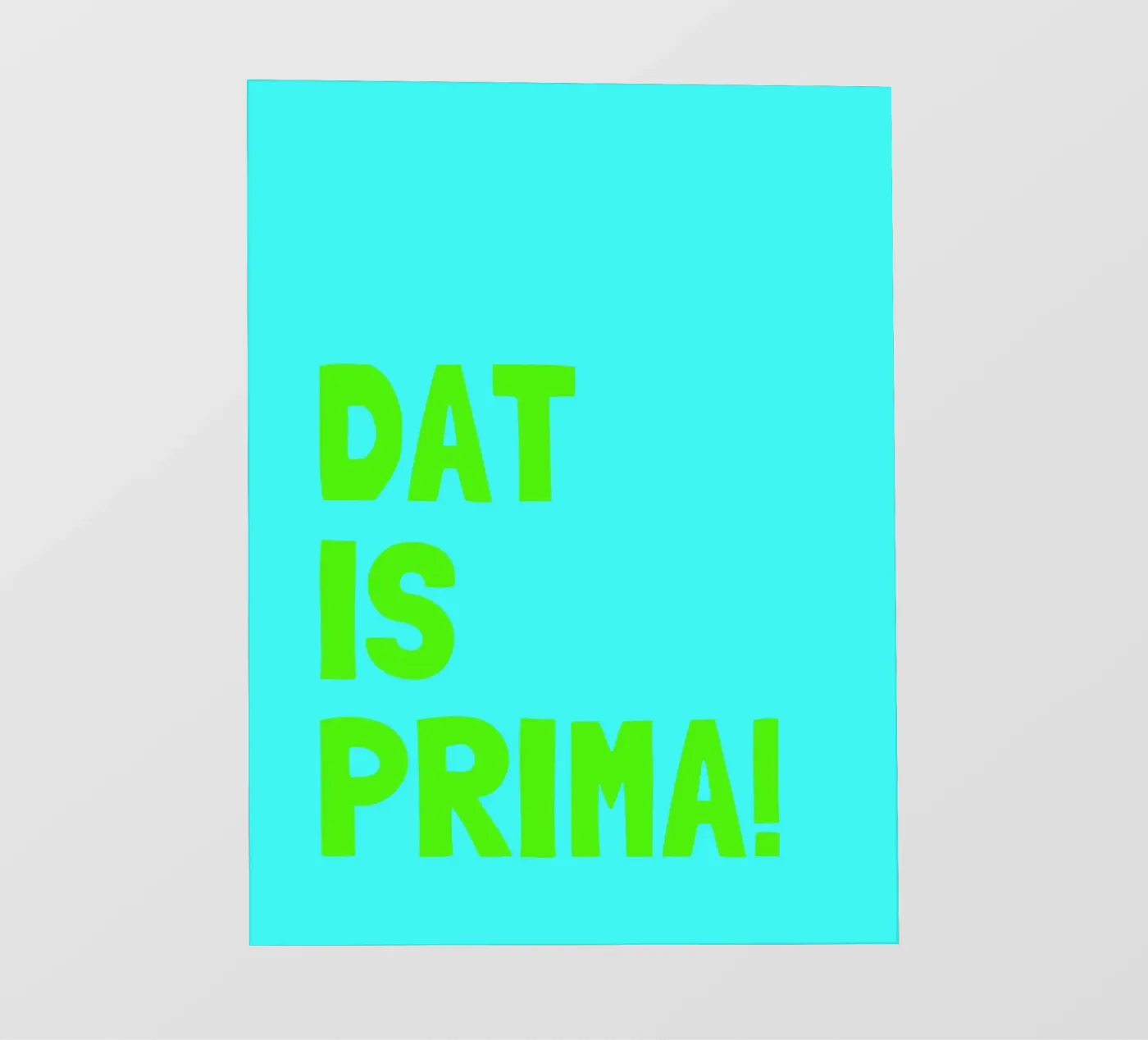 Dat is prima! pellicola backlit da Ohkimiko