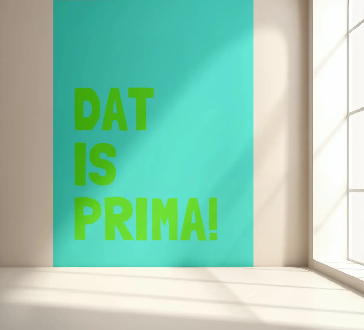 Dat is prima! fotobehang van Ohkimiko