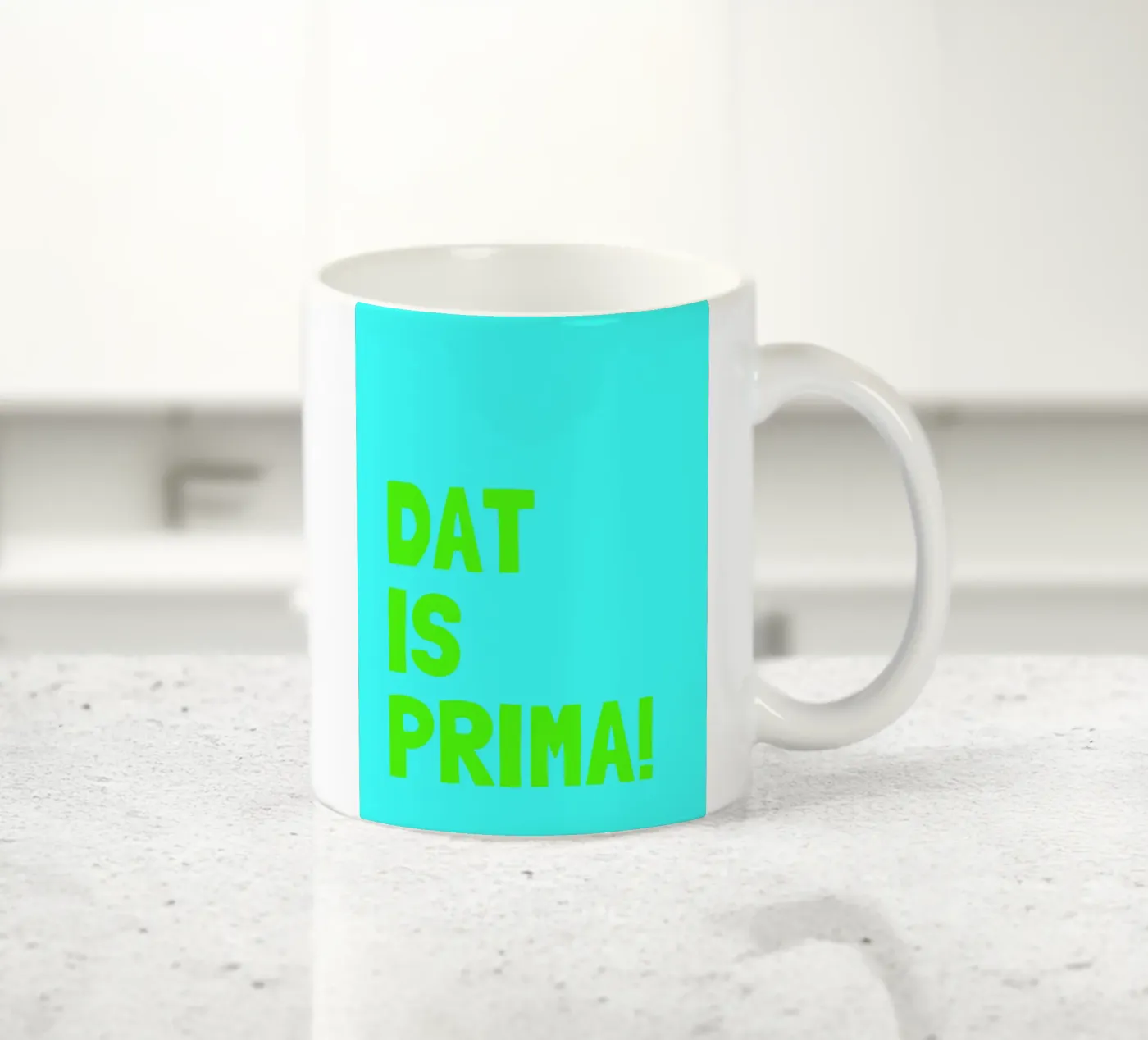 Dat is prima! ceramic mug by Ohkimiko