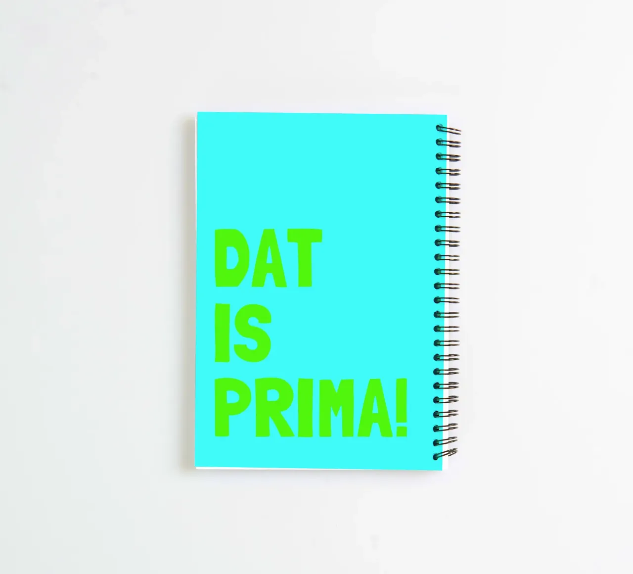 Dat is prima! spiral notebook by Ohkimiko
