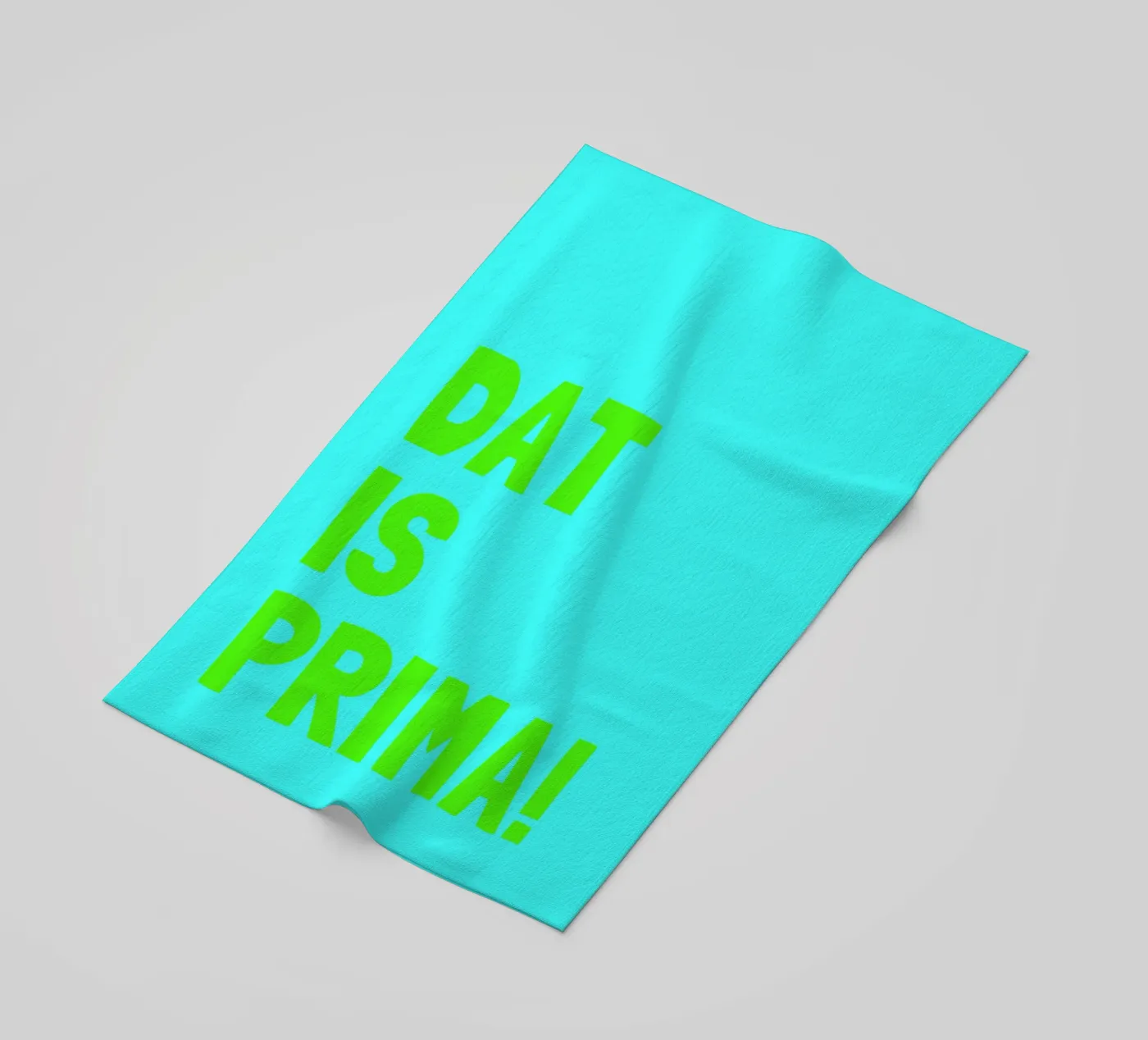 Dat is prima! beach towel by Ohkimiko