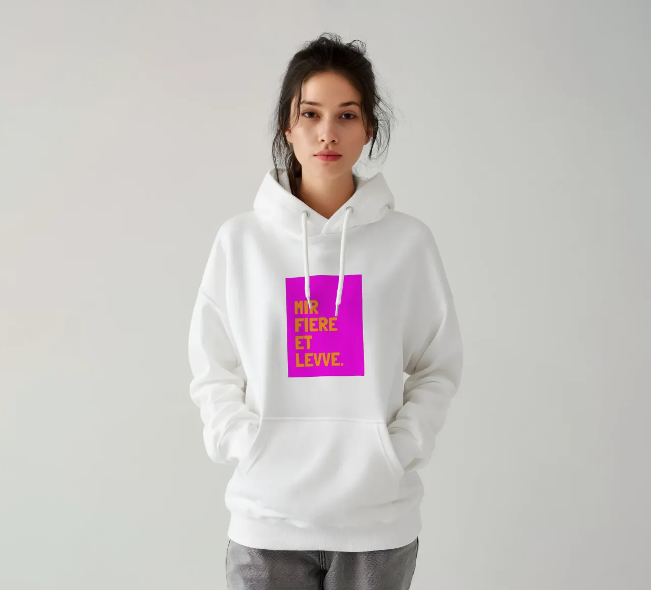 Mir fiere et levve felpa con cappuccio da Ohkimiko