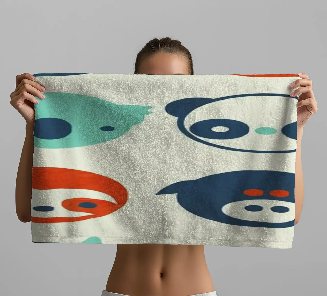 Menagerie asciugamano da bagno da Jay Fleck