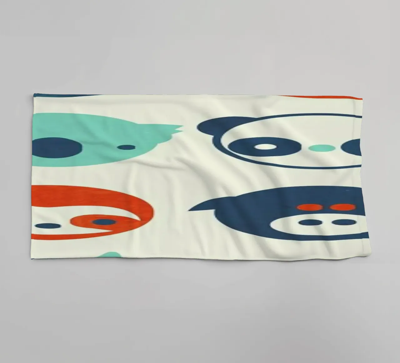 Menagerie asciugamano da bagno da Jay Fleck