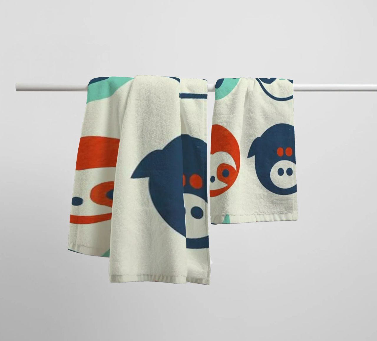 Menagerie asciugamano da bagno da Jay Fleck