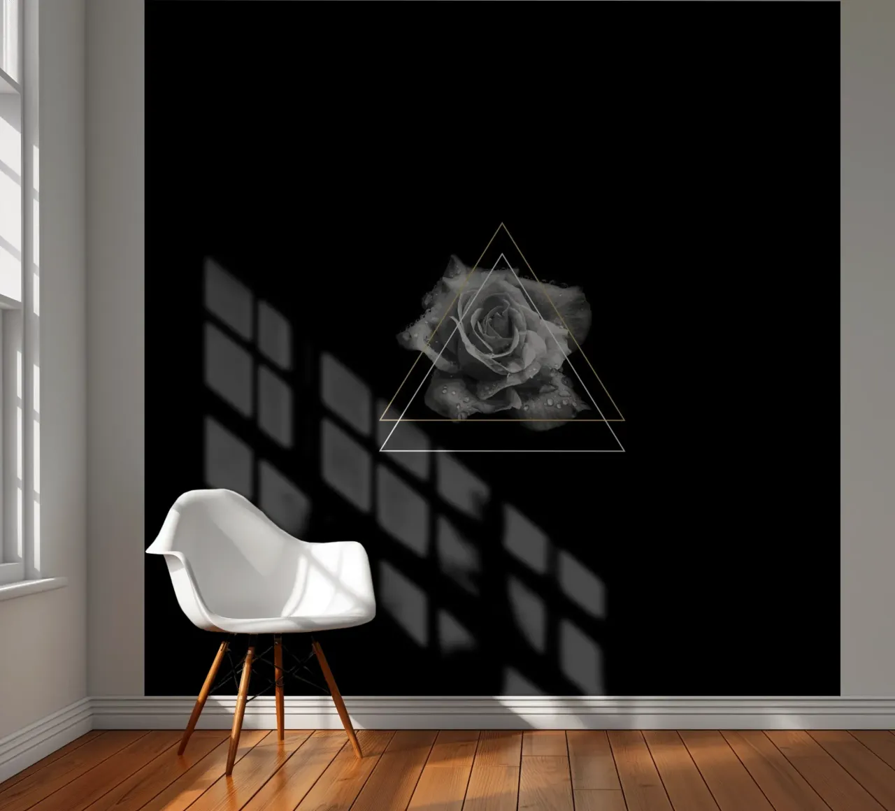 Rose fotobehang van KHouse Studio